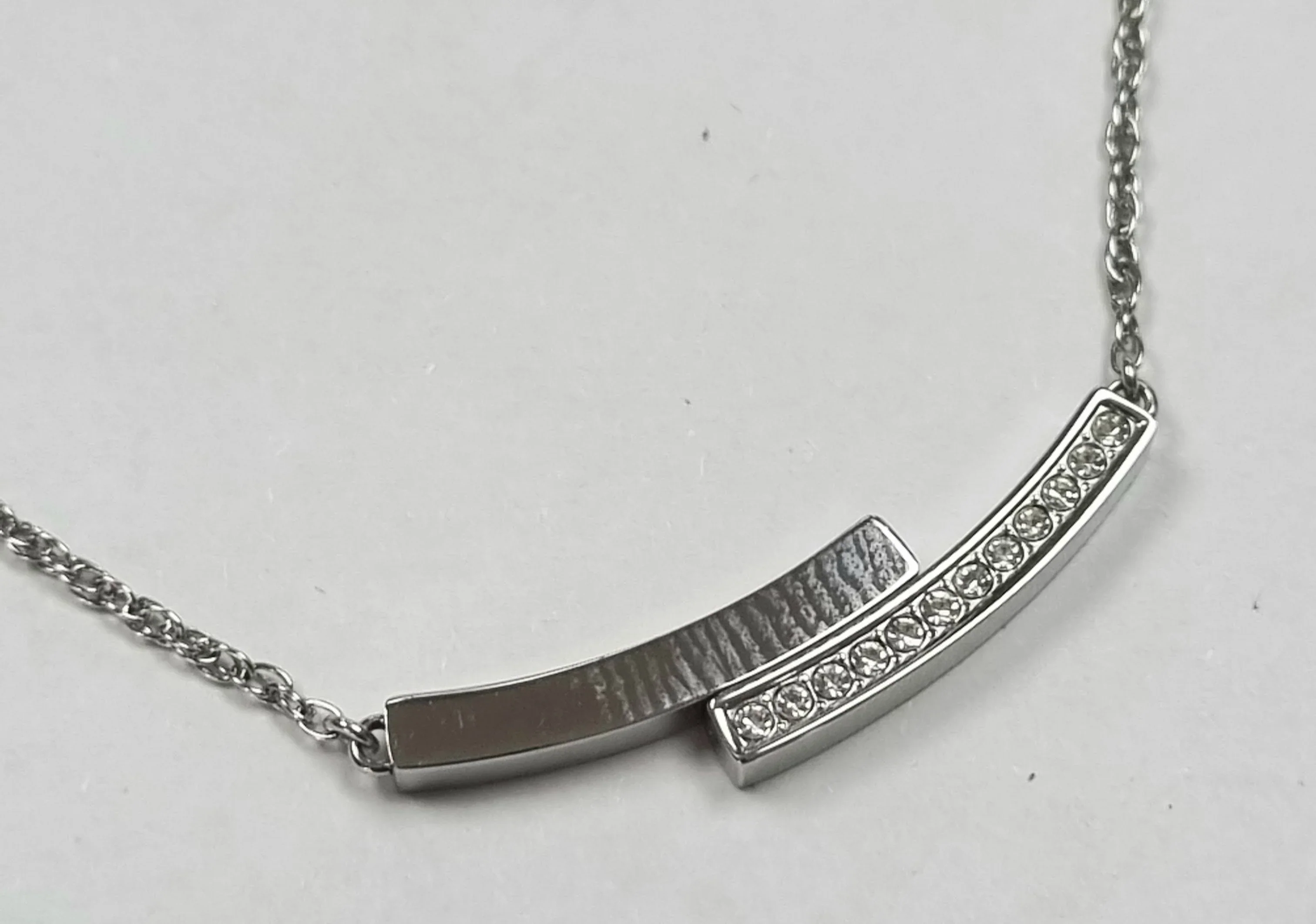 Boss Saya Stainless-Steel Double Bar Necklace - Image 4