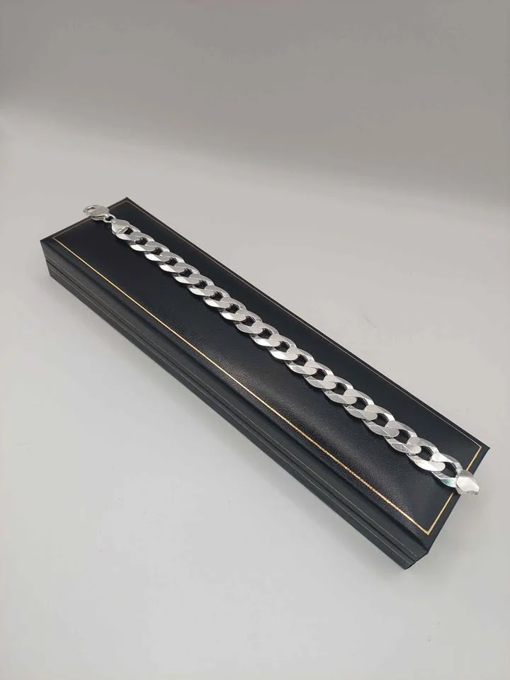34.2G Silver Bracelet, 8" In Length ***BRAND NEW*** - Image 2