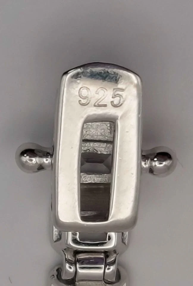 **BRAND NEW** 925 silver bracelet 11.8g 8.5" boxed - Image 4