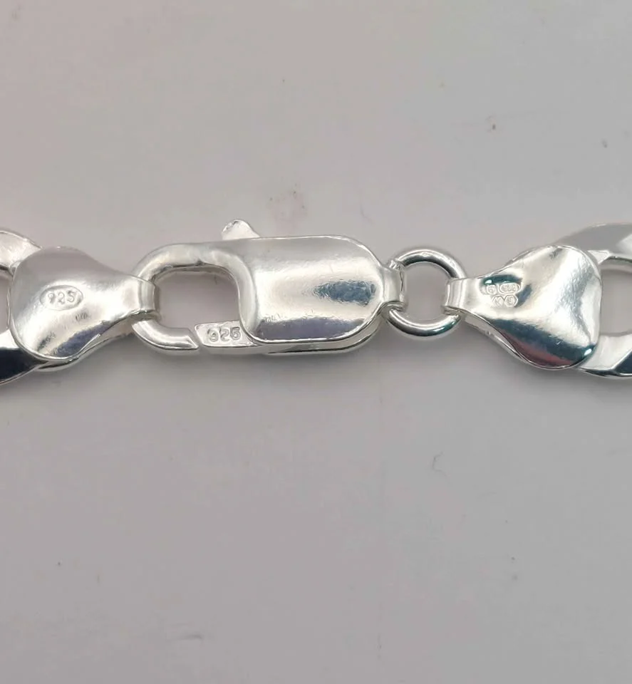 * BRAND NEW * 925 silver Curb Style Chain 53.34g 24" boxed full hallmarked - Image 3