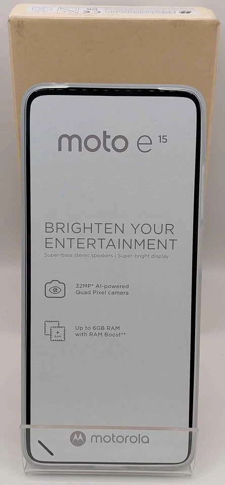 Motorola Moto E15 (2GB + 64GB) Denim Blue Unlocked *BRAND NEW Opened In shop* - Image 2