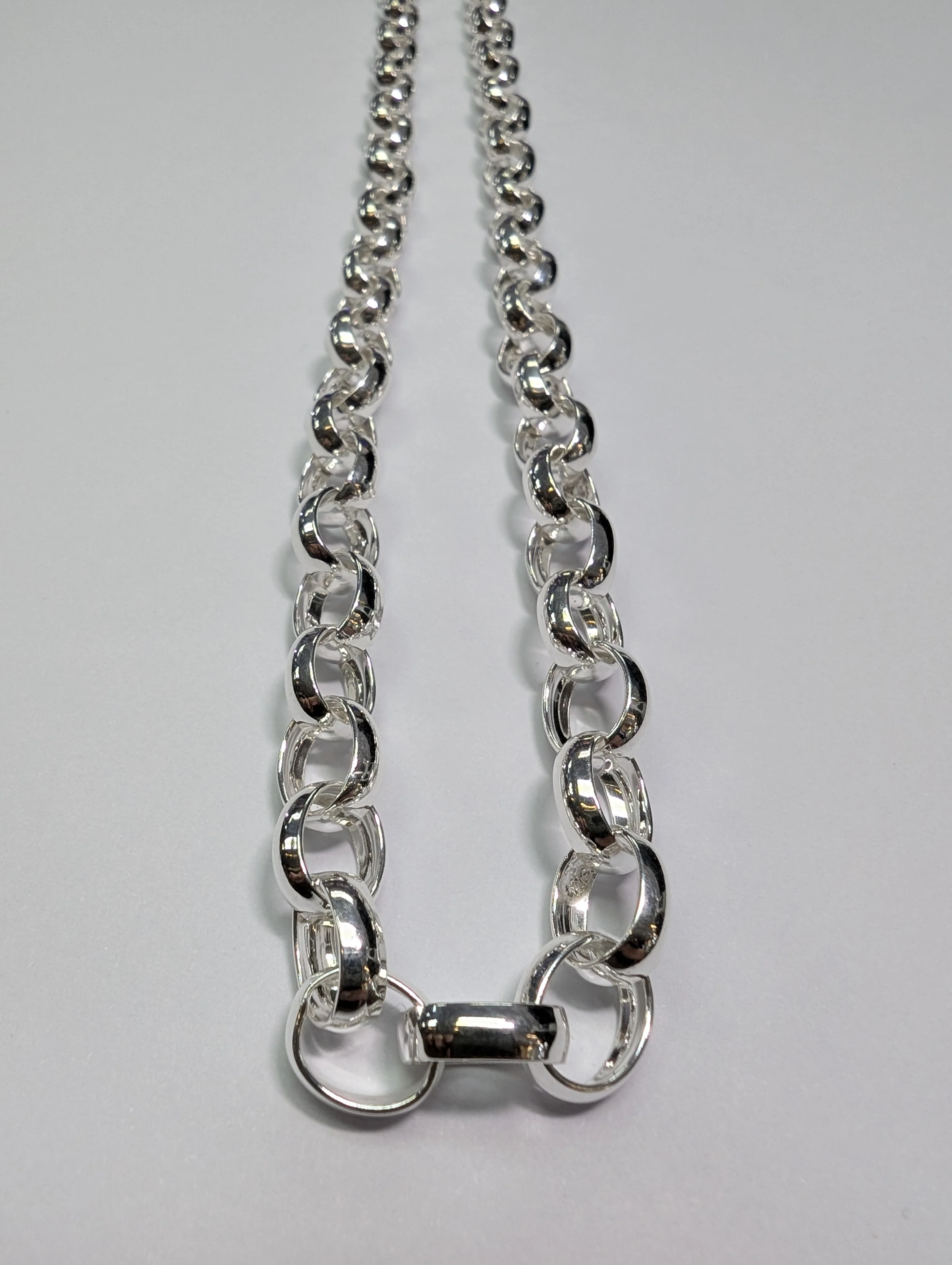 Brand New Silver 925 Large Hoop Chain - Image 4