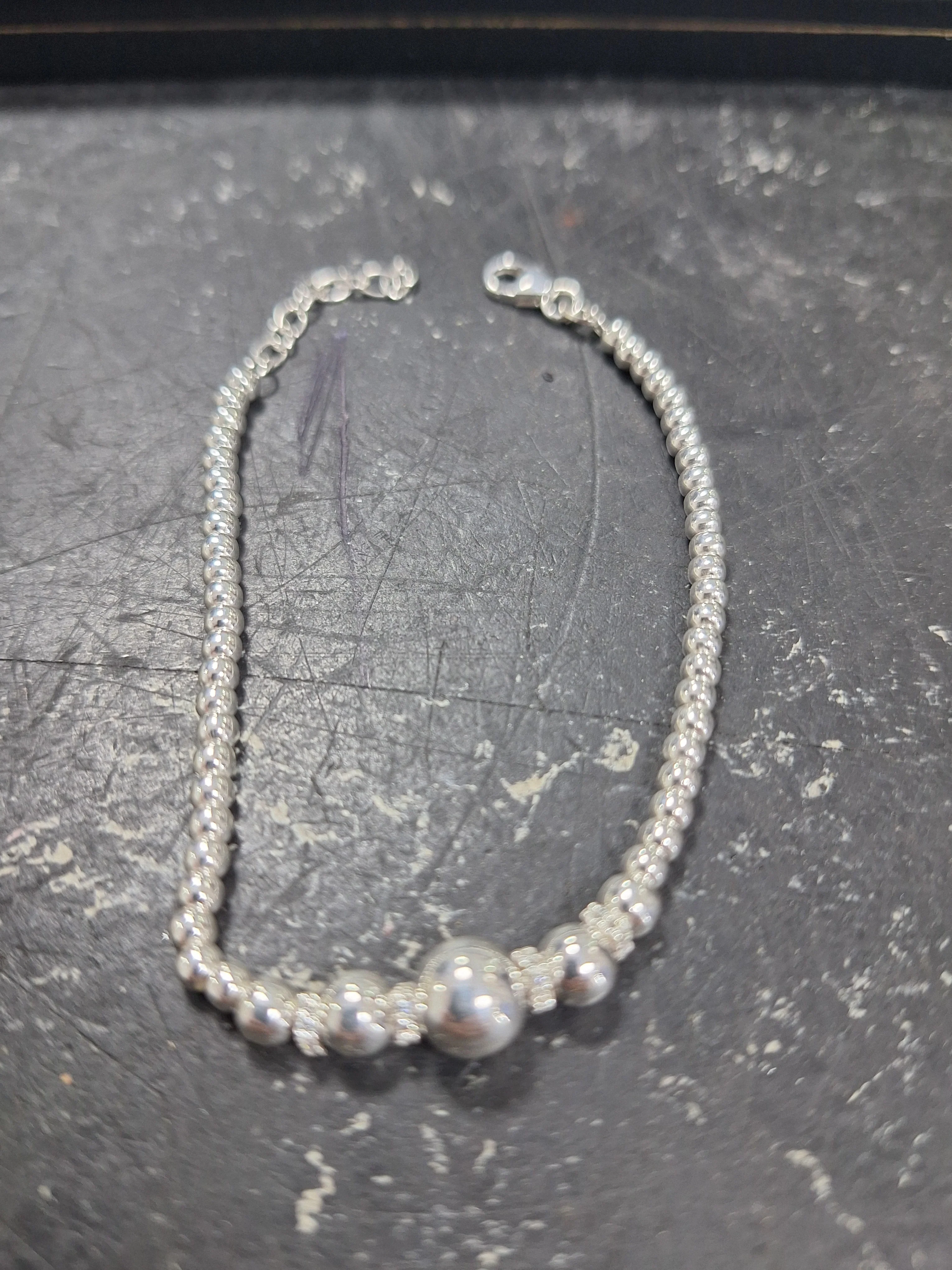 BRAND NEW  SIVER BRACELET (925) WEIGHT 4.3G LENGHT 7.5 " - Image 3