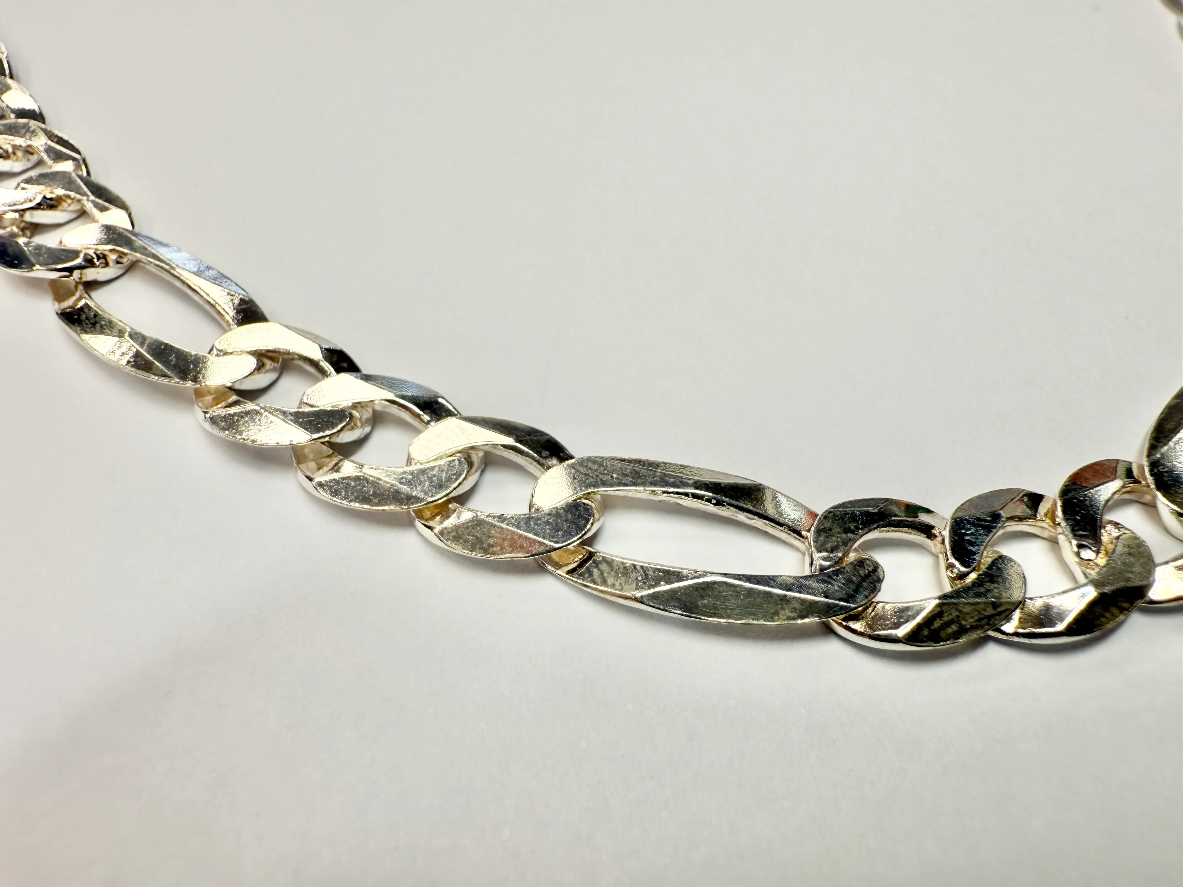 Brand new sterling silver figaro chain 22" - Image 2