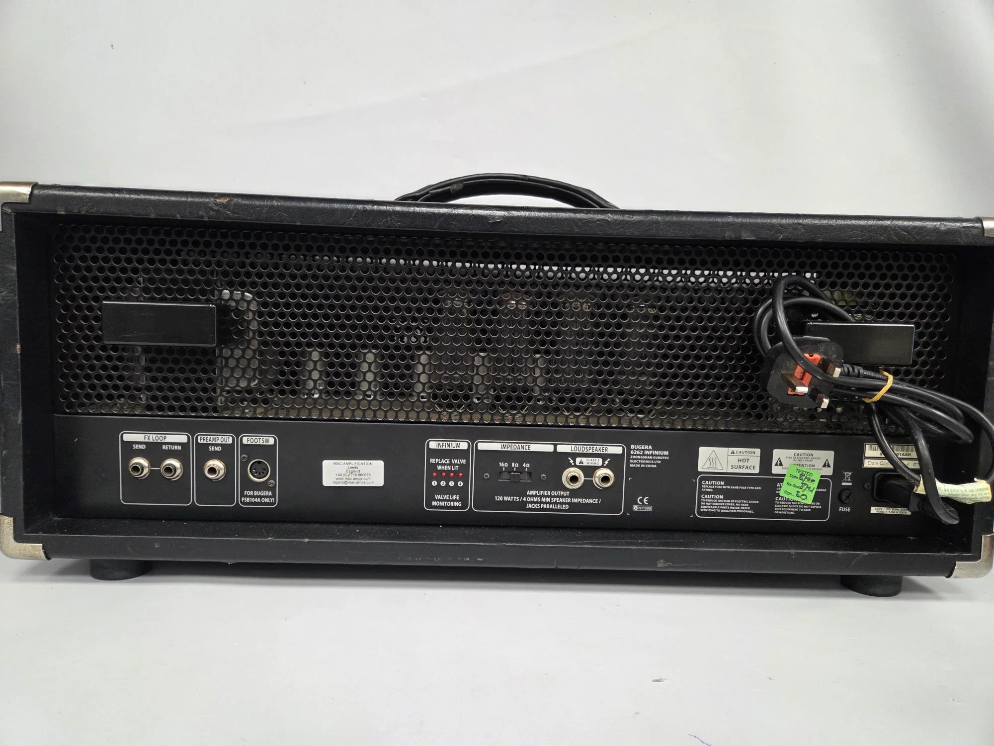 Bugera 6262 INFINIUM Tube Amplifier - Image 4