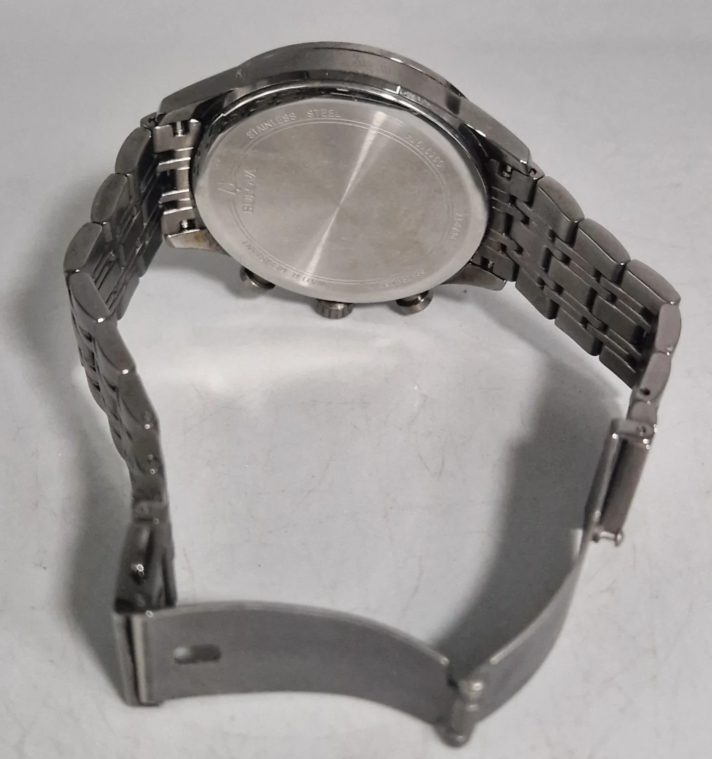 Bulova 98A217 42mm Gunmetal Stainless Steel Case and Bracelet, Men's Watch - Image 4
