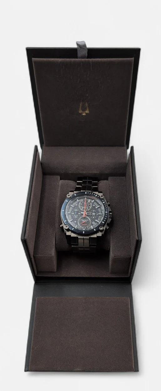Bulova 98B343 46.5mm Precisionist Chronograph Watch