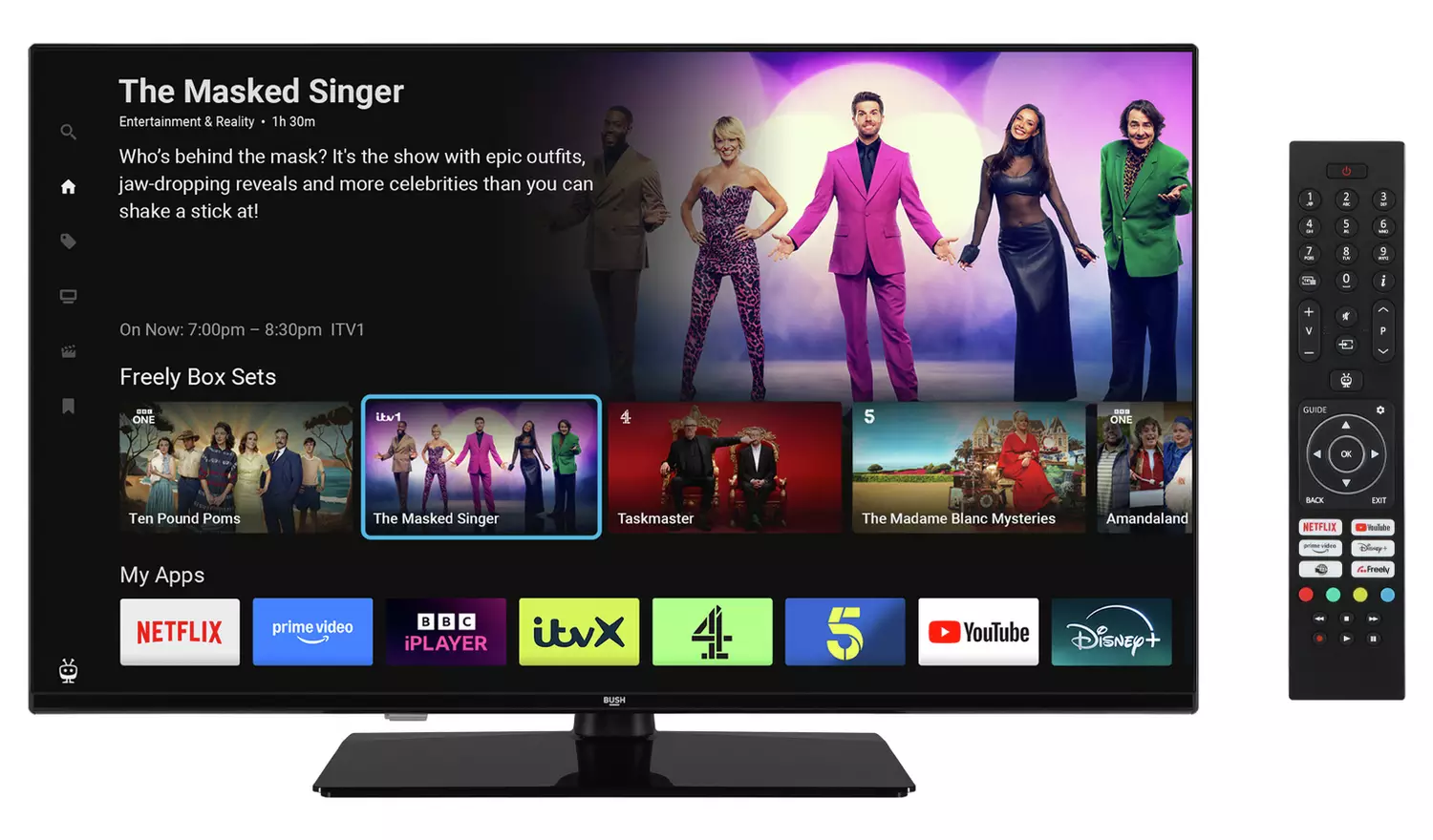 Bush 40 Inch 40FT25CB Smart FHD HDR10 TiVo Freely TV **Collection Only** - Image 3