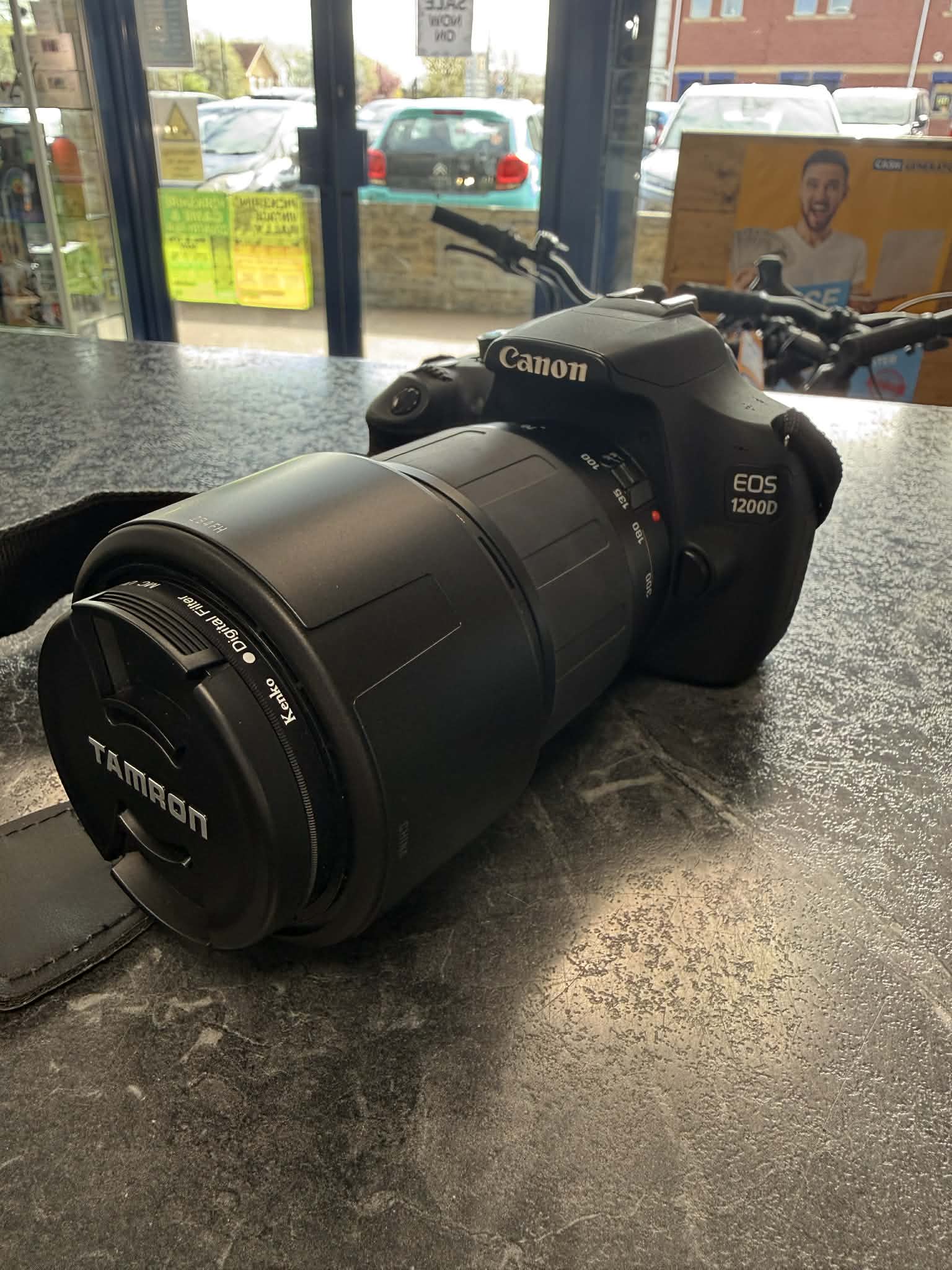 Canon EOS 1200D camera with Tamron AF 70-300mm lens