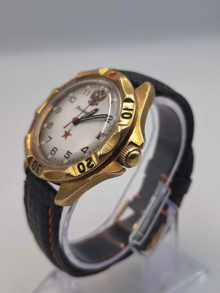 Cardi Vostok Russian (USSR) Mechanical Wind Up Divers Watch With Bronze Dial - Unboxed - Image 2