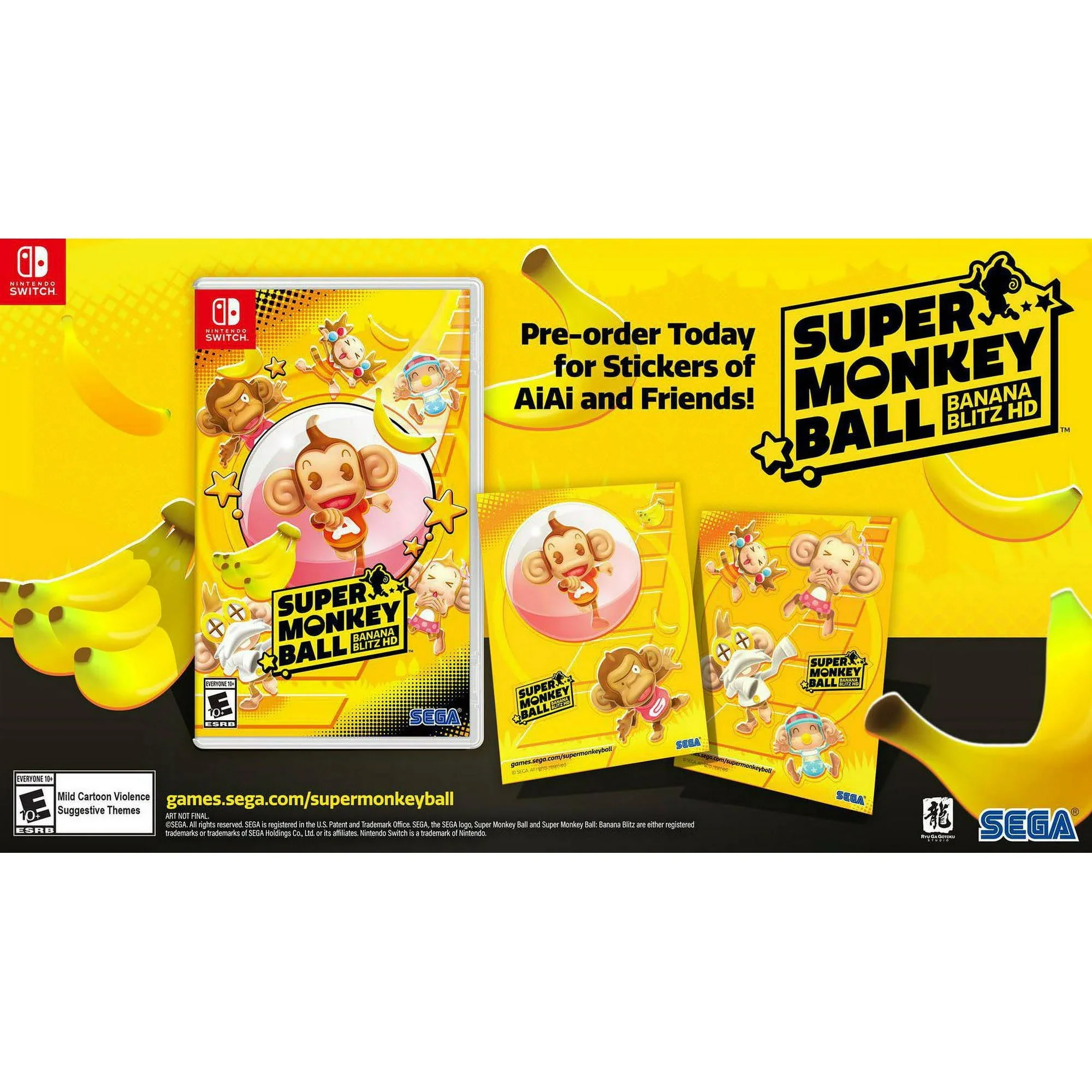 *cartridge only* Super Monkey Ball Banana Blitz HD Nintendo Switch - Image 5