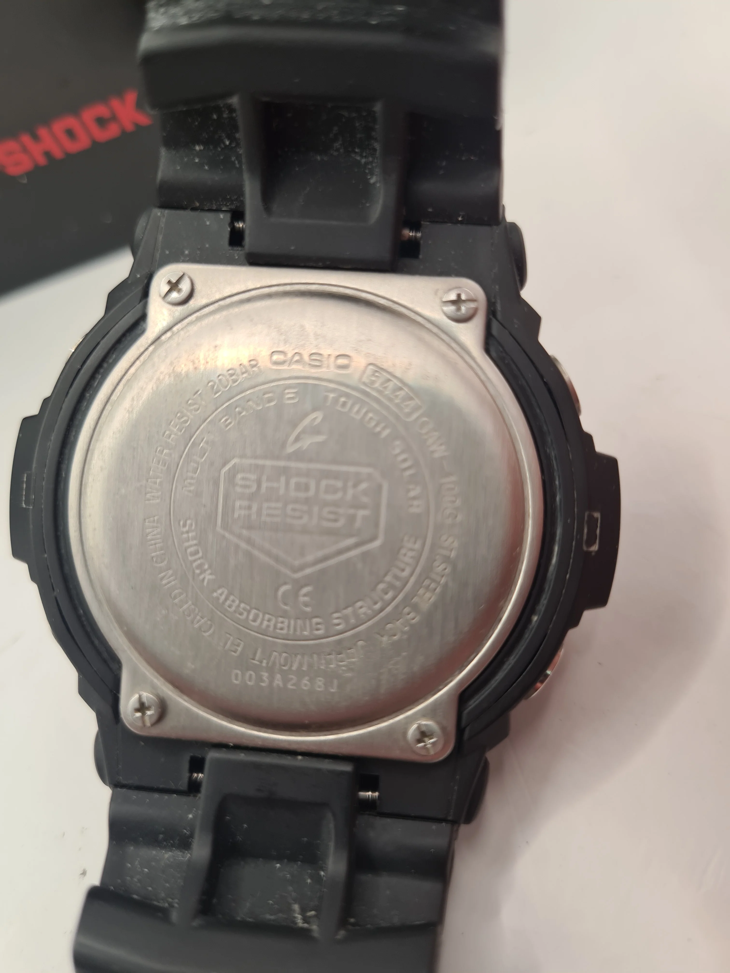 Casio G-Shock GAW-100G Multi-Band 6 Men's Watch With Quartz Movement/Tough Solar, Boxed And Cased, Black - Image 4