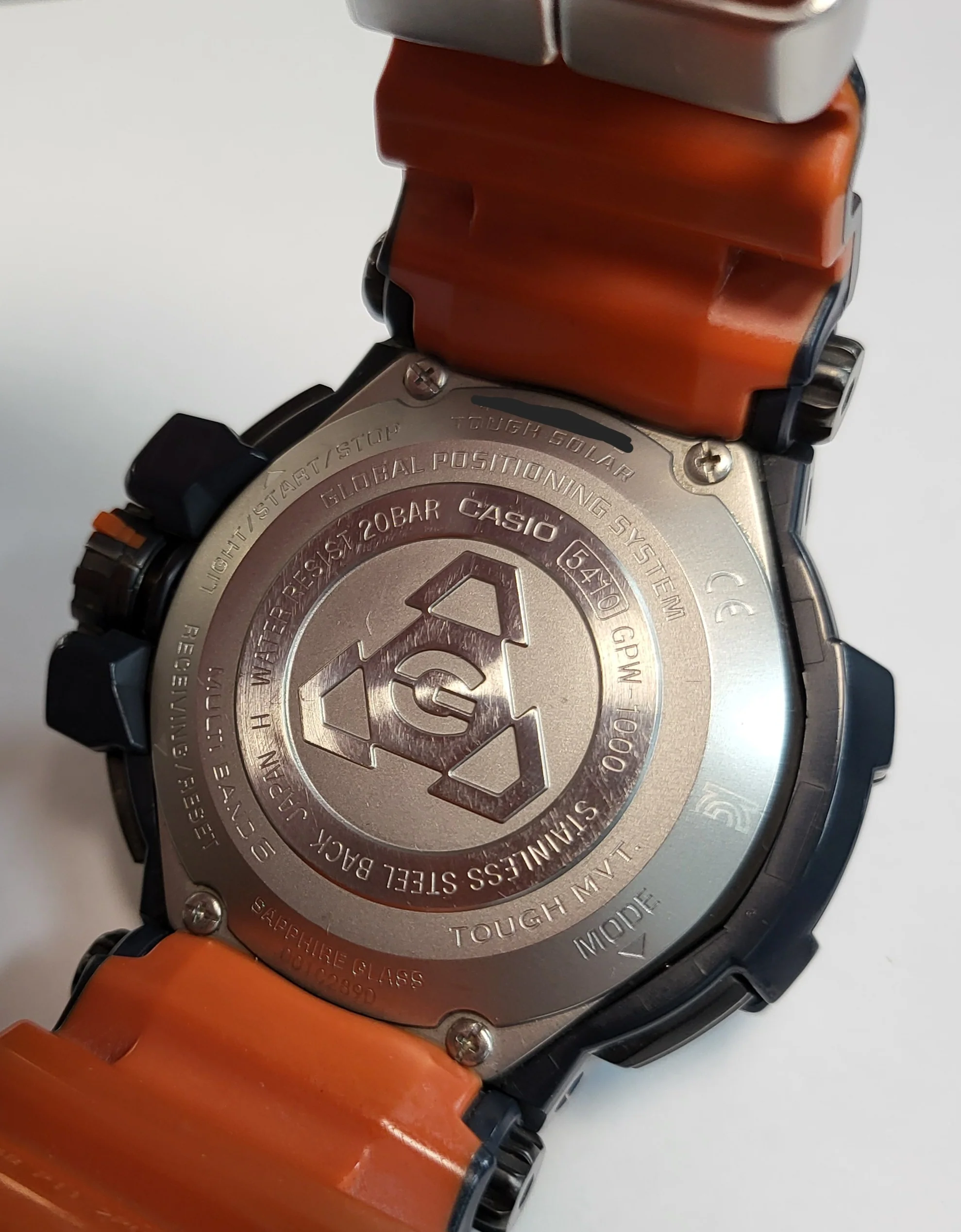 Casio G-Shock GPS Gravity Master Solar Hybrid Wave Ceptor Watch GPW-1000-2A, GPW1000 - Image 3