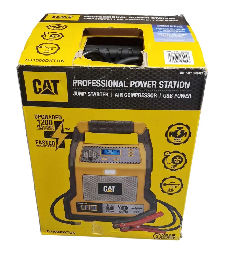 Cat cj1000dxt Power Station with 1,200-Peak-Amp Jump Starter - Image 4