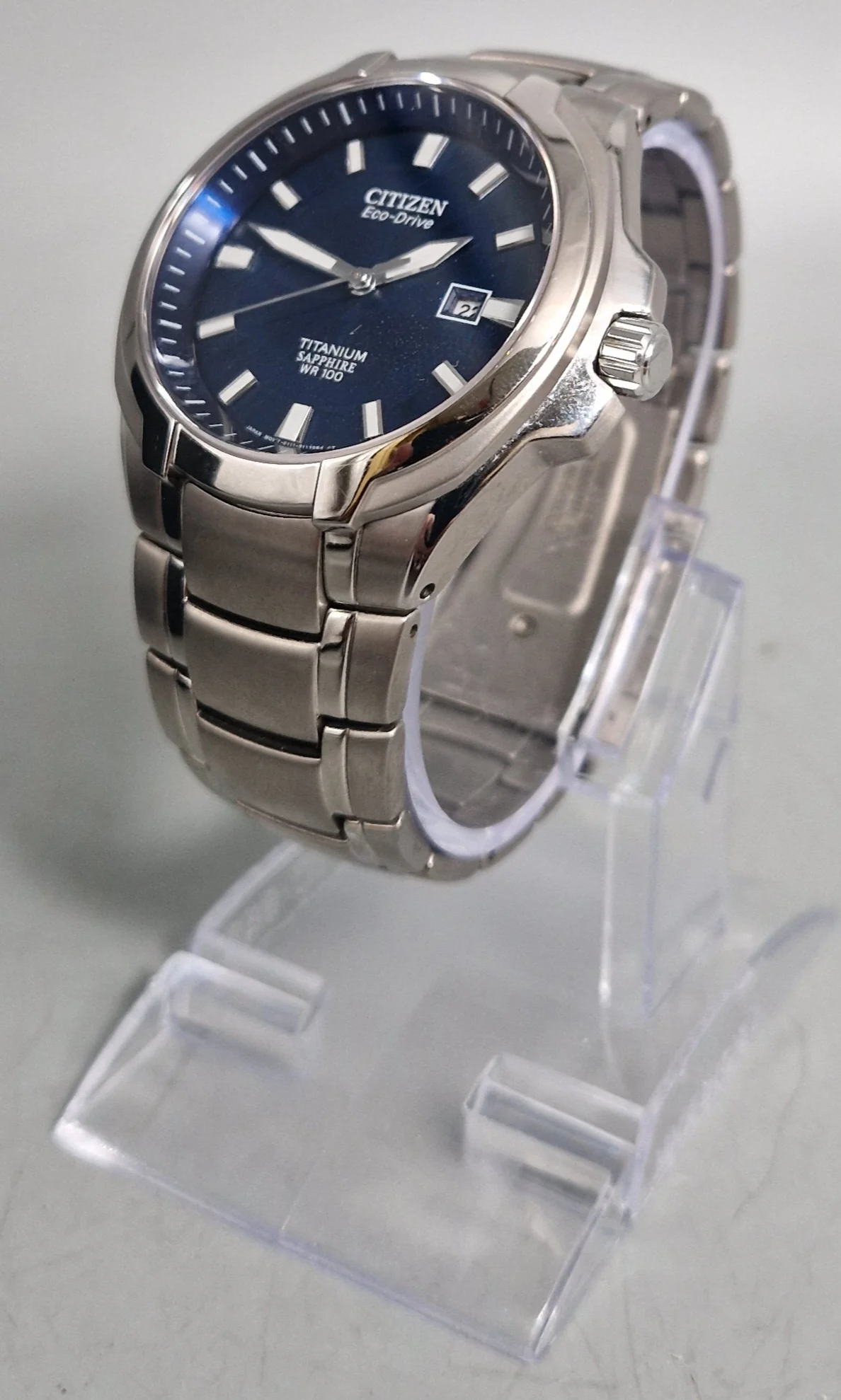 Citizen Eco-Drive BM7170-53L Titanium Watch E111 Sapphire WR100 - Image 2
