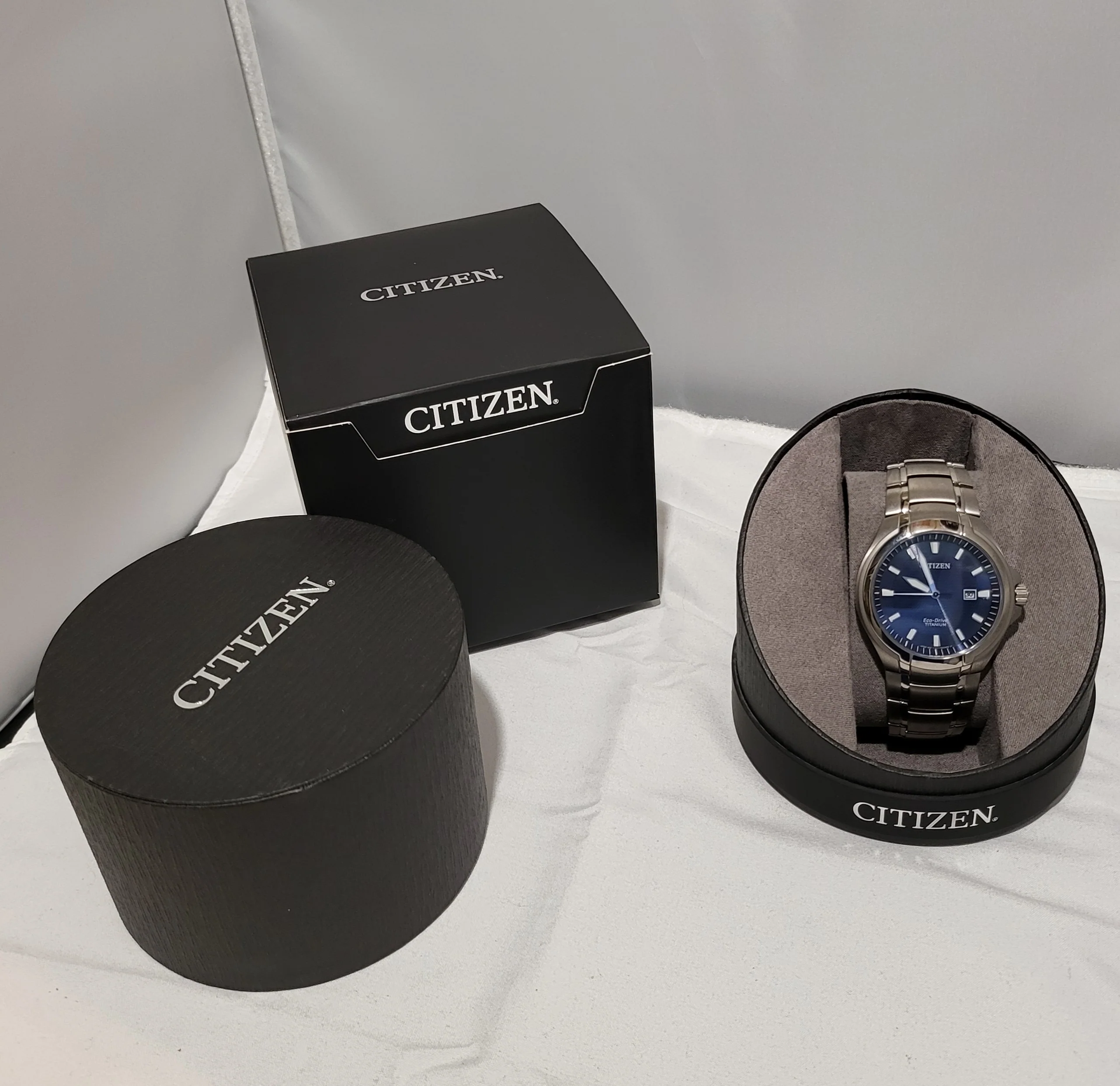 Citizen Super Titanium Blue Dial Watch BM7431-51L