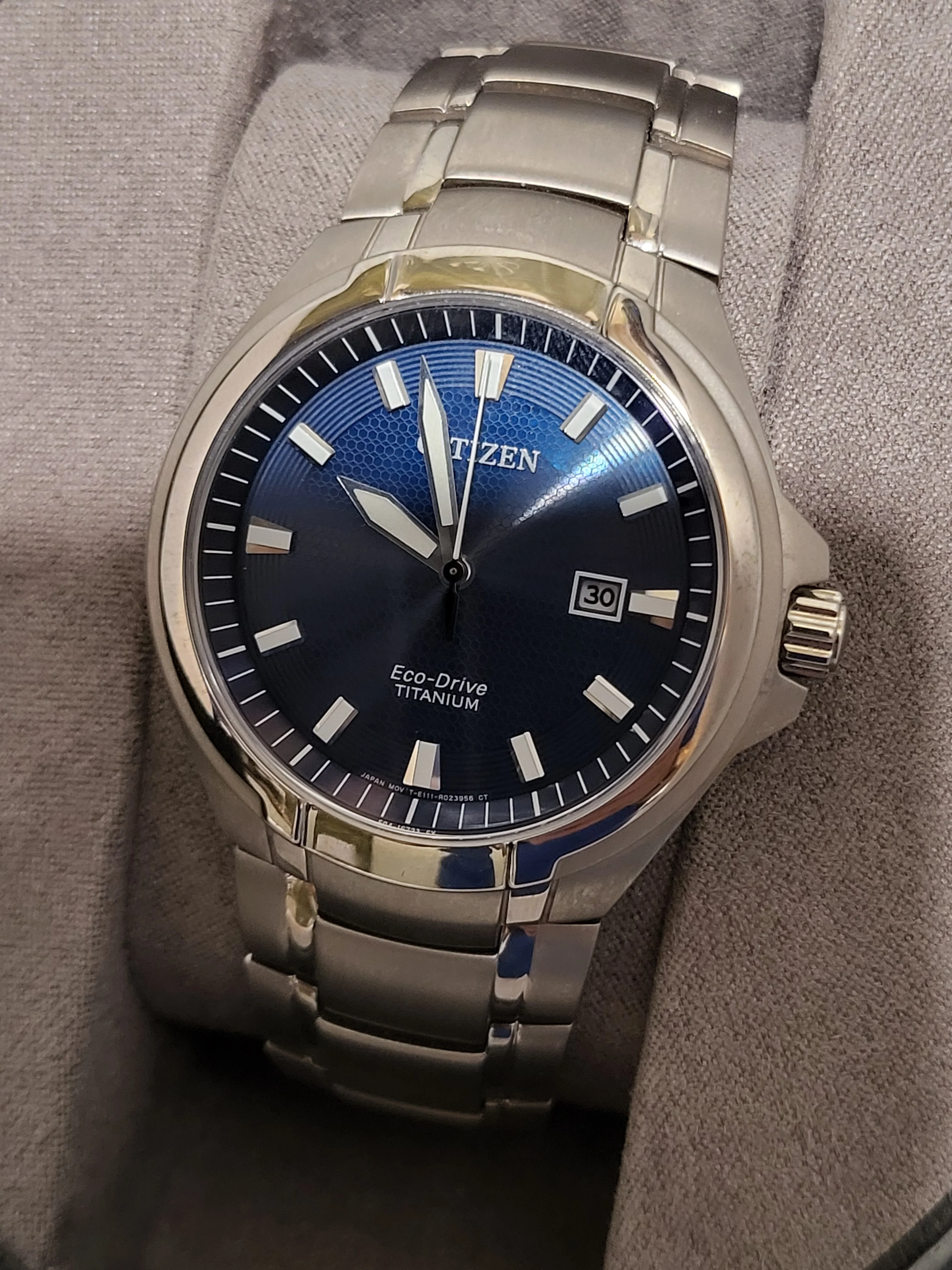 Citizen Super Titanium Blue Dial Watch BM7431-51L - Image 2