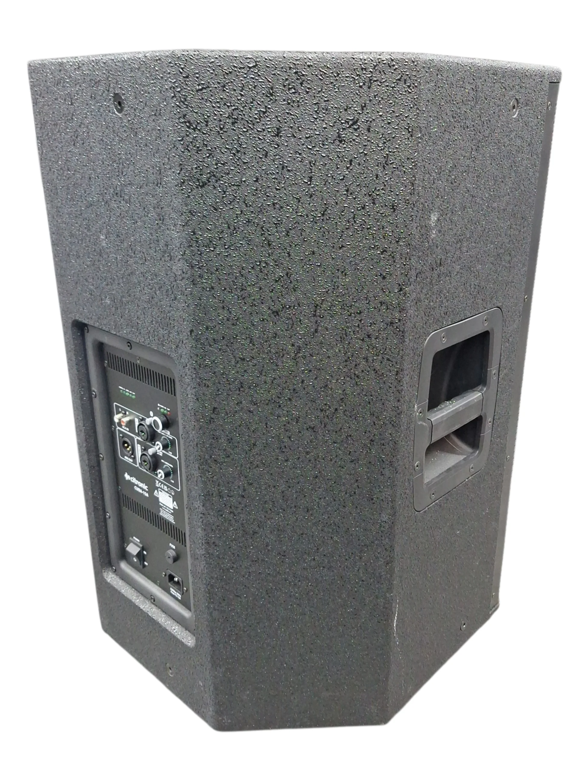 Citronic CUBA-15A Full Range Active PA Speaker, 15", Bluetooth & DSP, Unboxed With All Leads, Black - Image 2