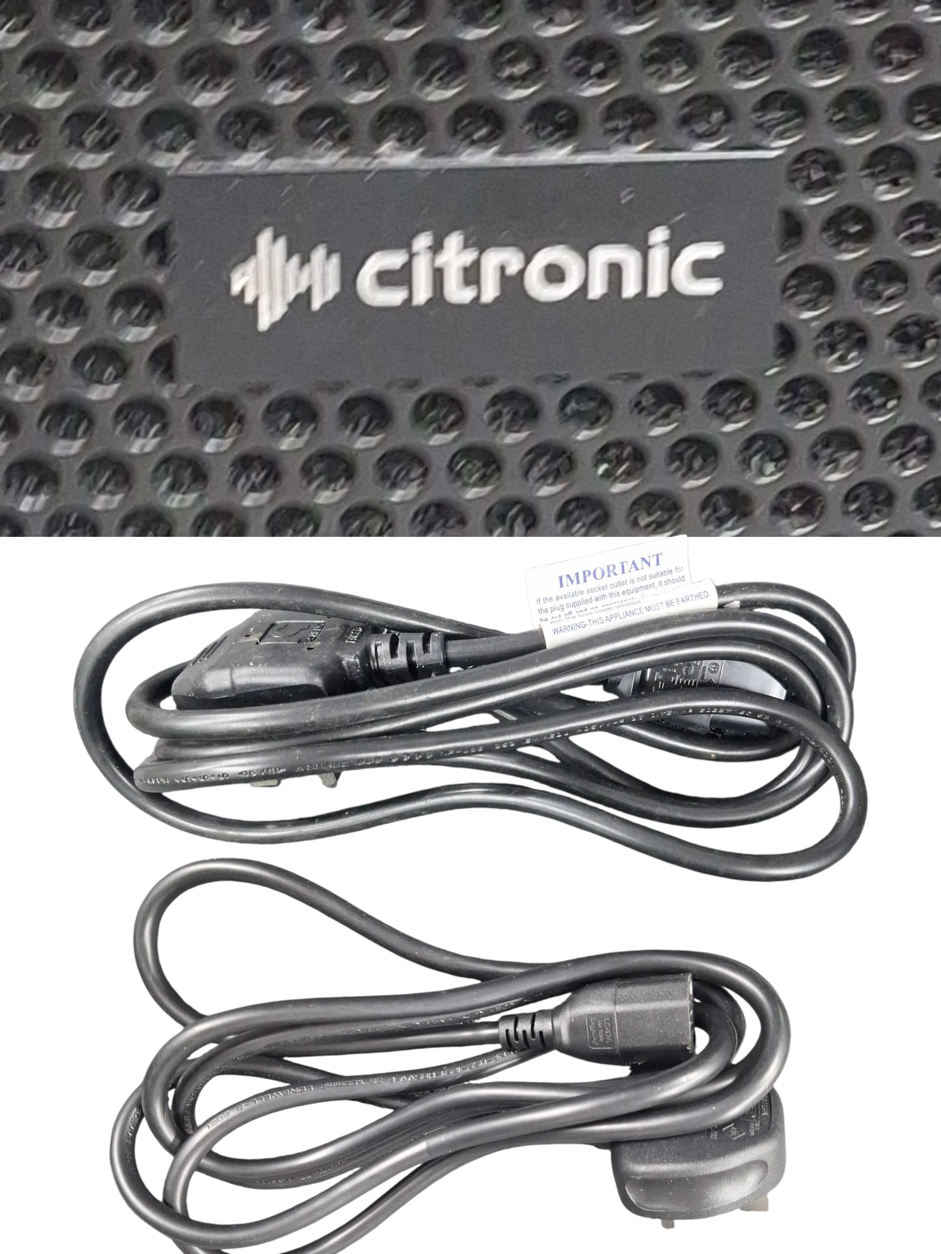 Citronic CUBA-15A Full Range Active PA Speaker, 15", Bluetooth & DSP, Unboxed With All Leads, Black - Image 4