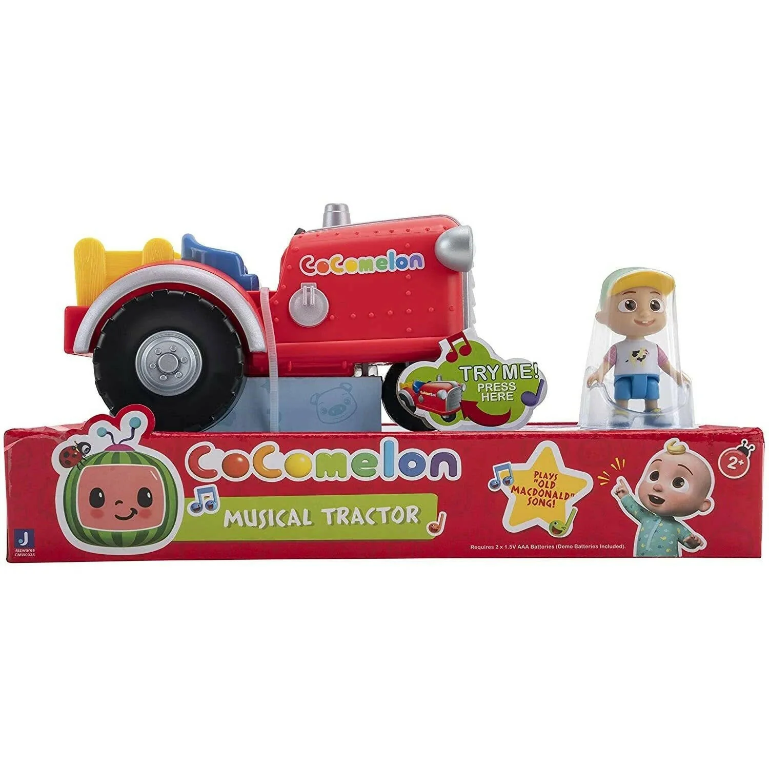 Cocomelon Musical Tractor with JJ Figure - Image 3