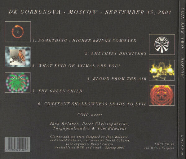 Coil - Live Two - Image 2