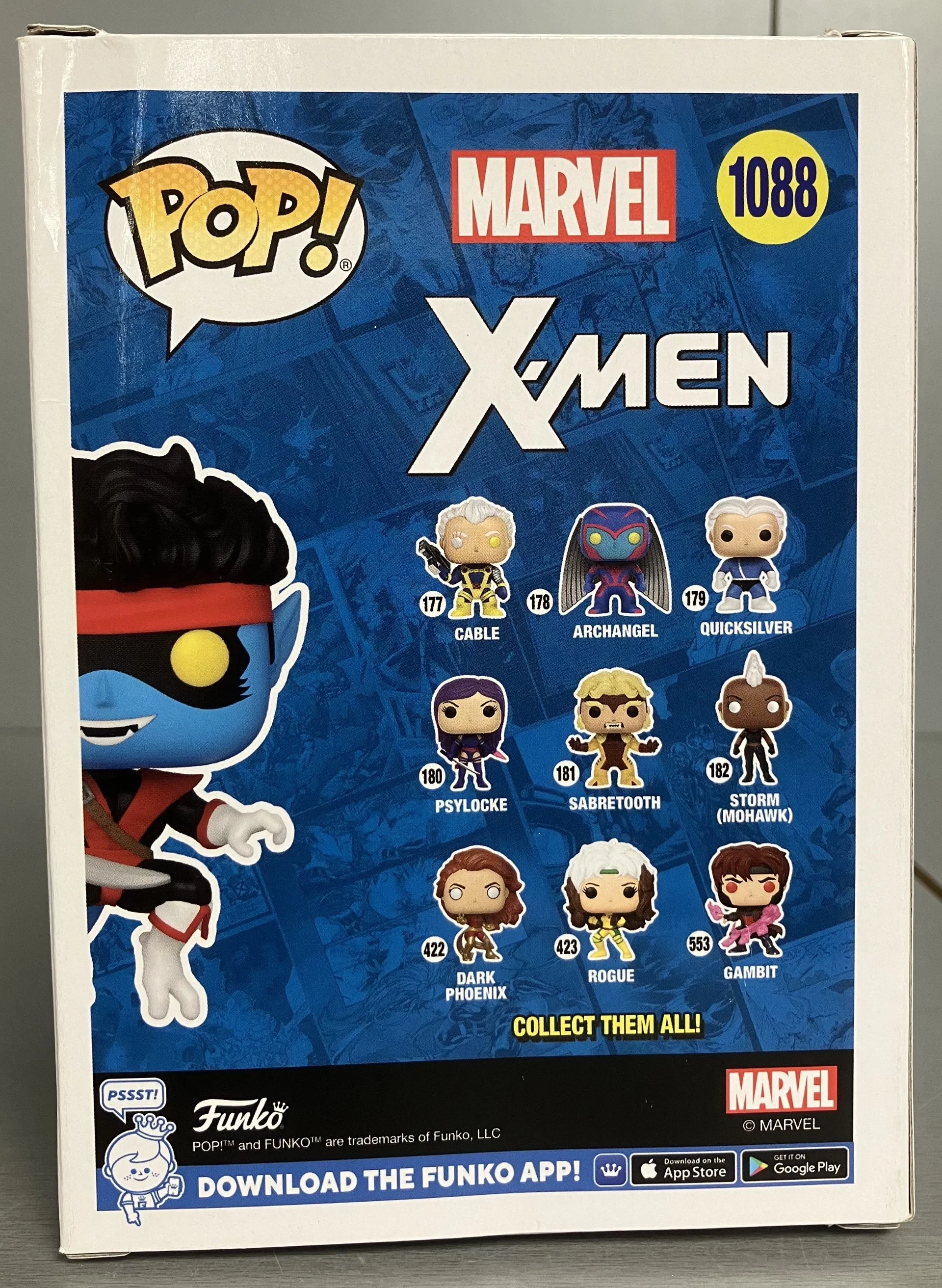** Collection Only ** Funko Pop! Marvel X-Men Nightcrawler #1088 - Image 3