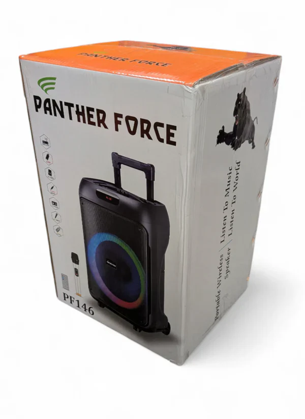 **Collection Only** Pf146 - Panther Force Wireless Bluetooth Trolley Speaker - Image 2