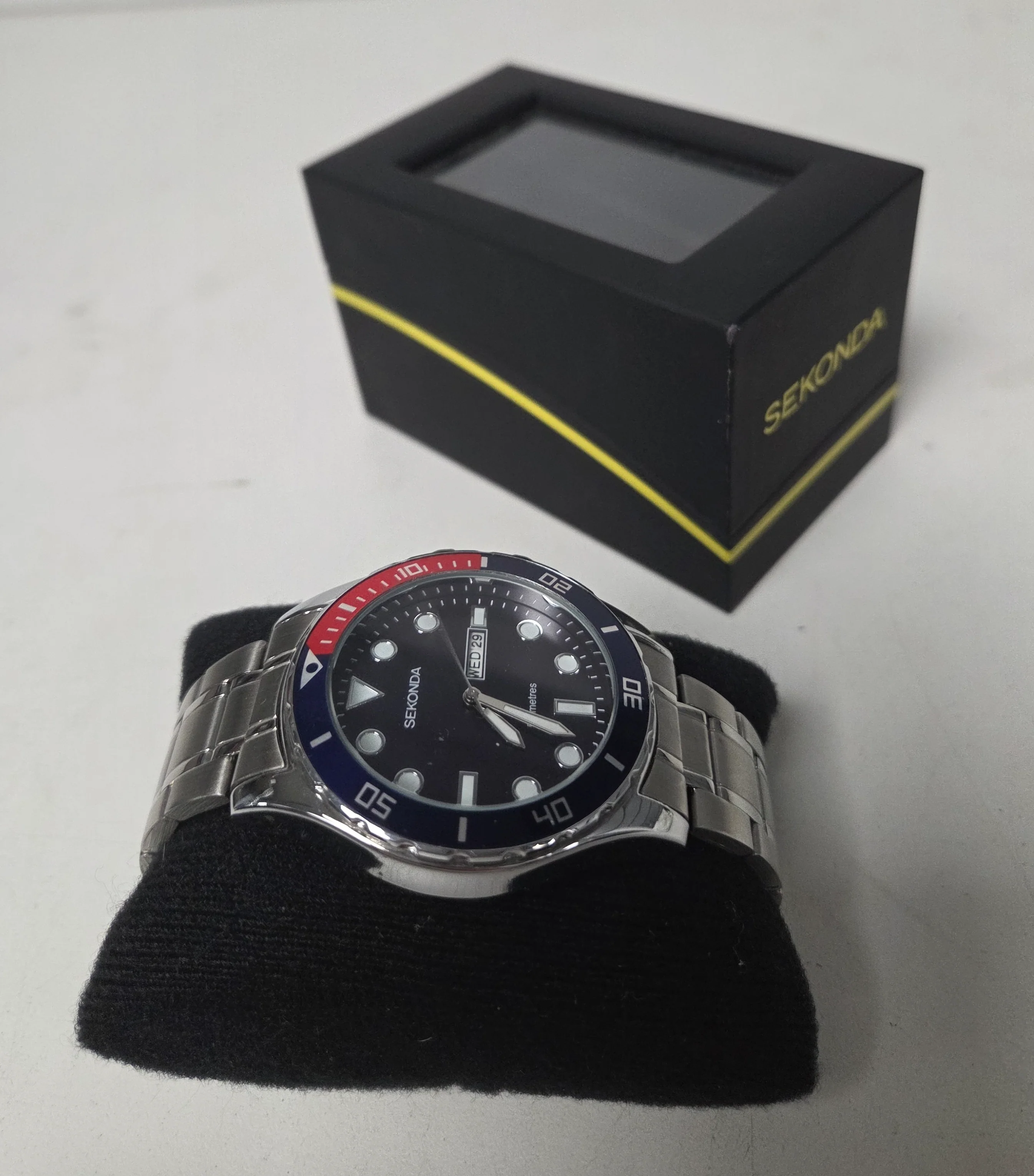 ** Collection Only ** Sekonda 1607 Mens Blue Face Watch - Image 2