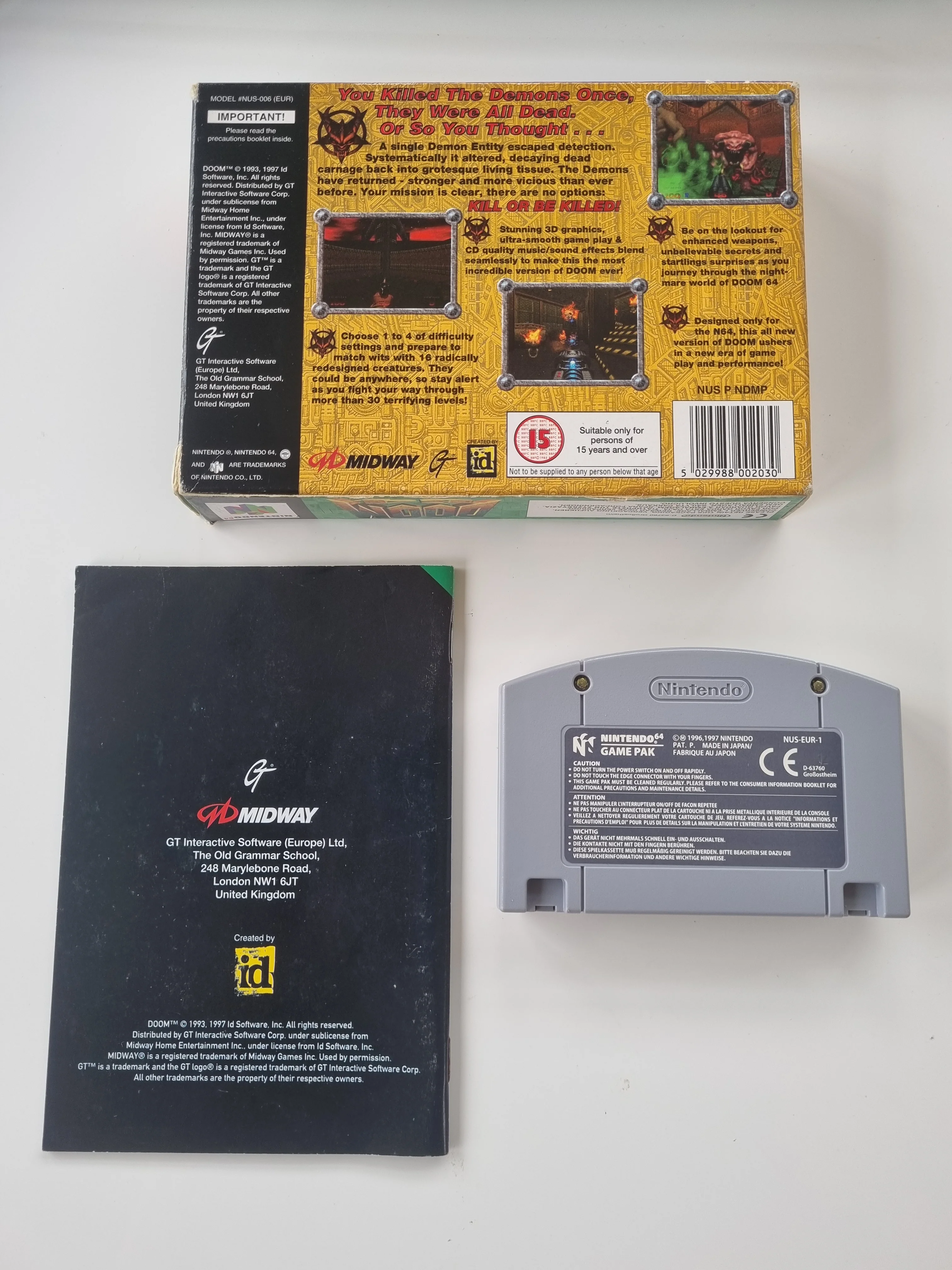 Doom 64 N64 - Image 2