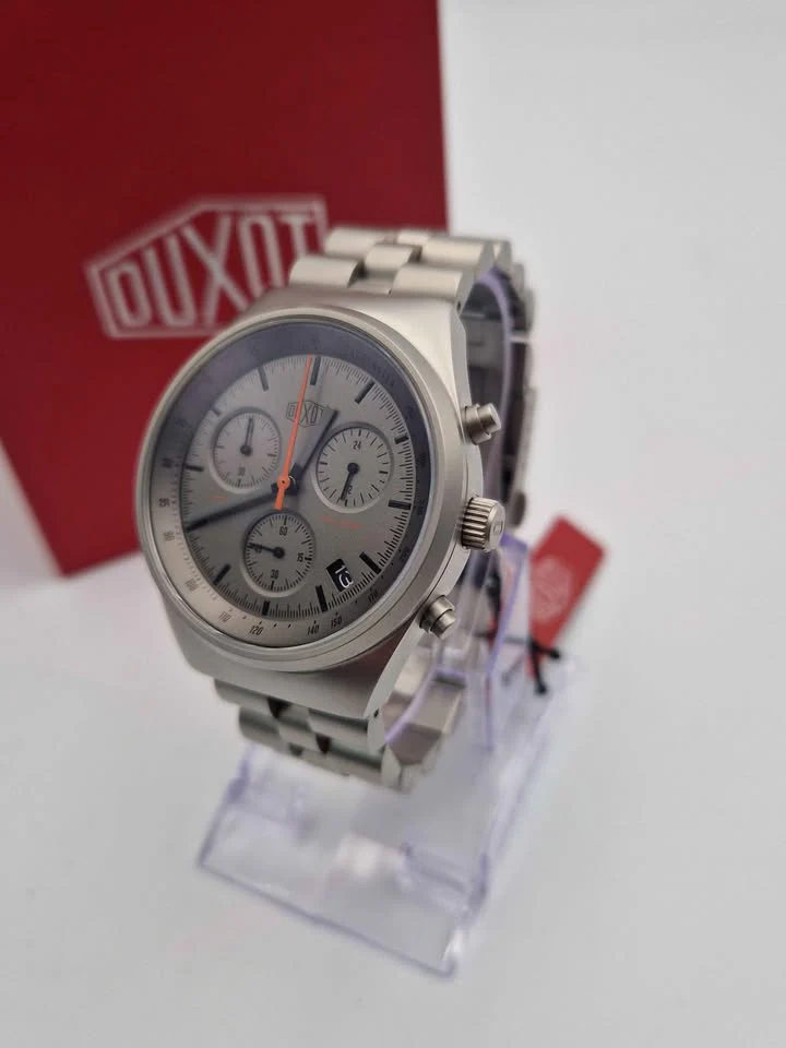 Duxot Consillio Men’s Meca Quartz Chronograph Watch - DX-2008 - Boxed With Steel Bracelet - Image 2