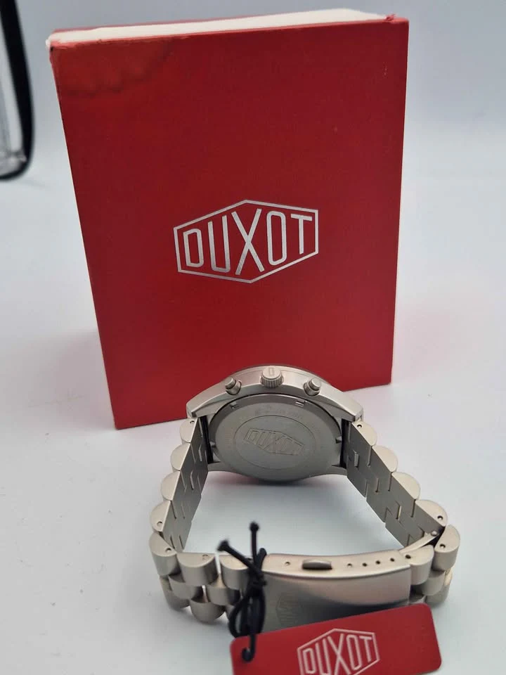 Duxot Consillio Men’s Meca Quartz Chronograph Watch - DX-2008 - Boxed With Steel Bracelet - Image 4