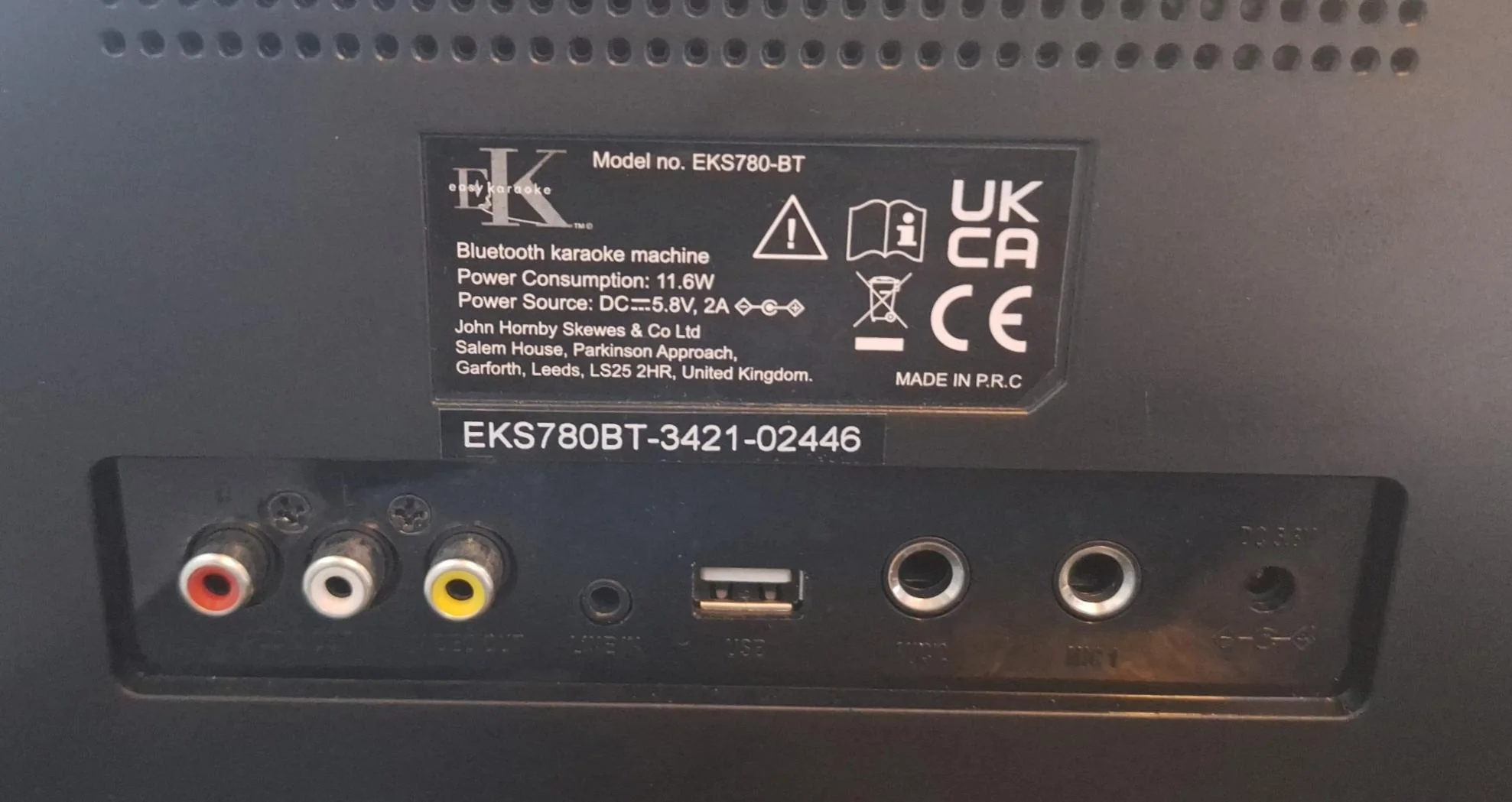 Easy Karaoke Bluetooth Karaoke System EKS780BT - Image 3