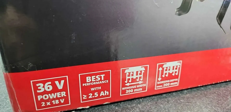 Einhell GE-CR 30 Li Solo 300mm Cordless Tiller - Image 2