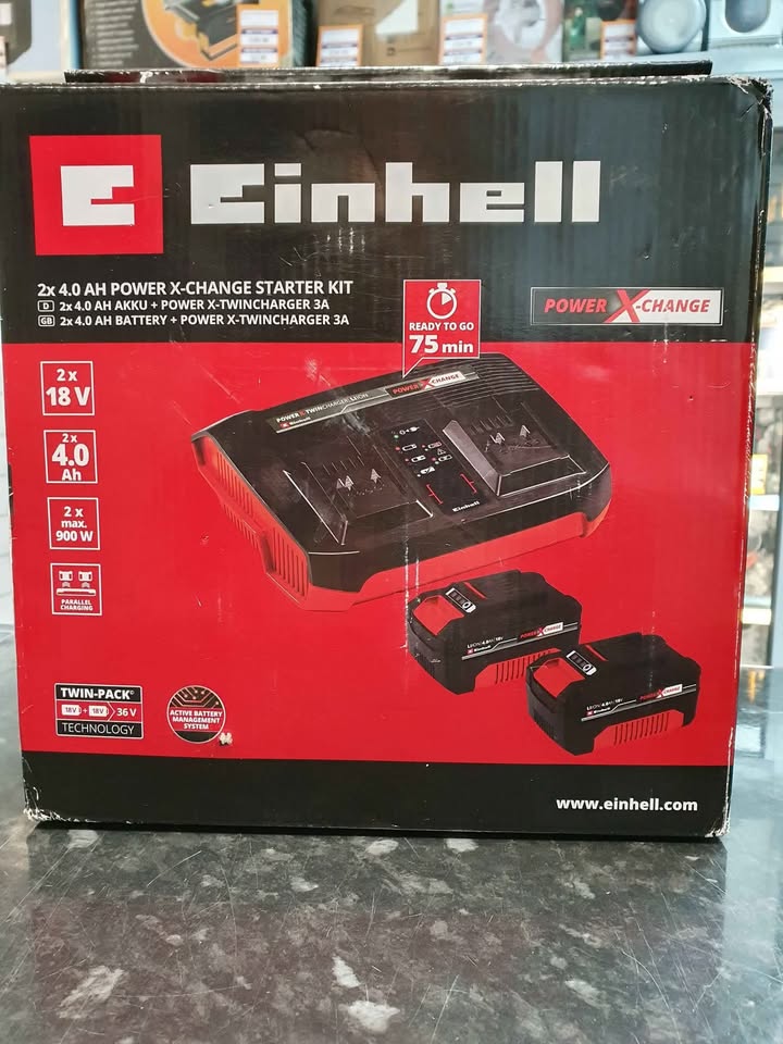 Einhell Power X-Change 18V 4.0Ah Battery and Charger Kit
