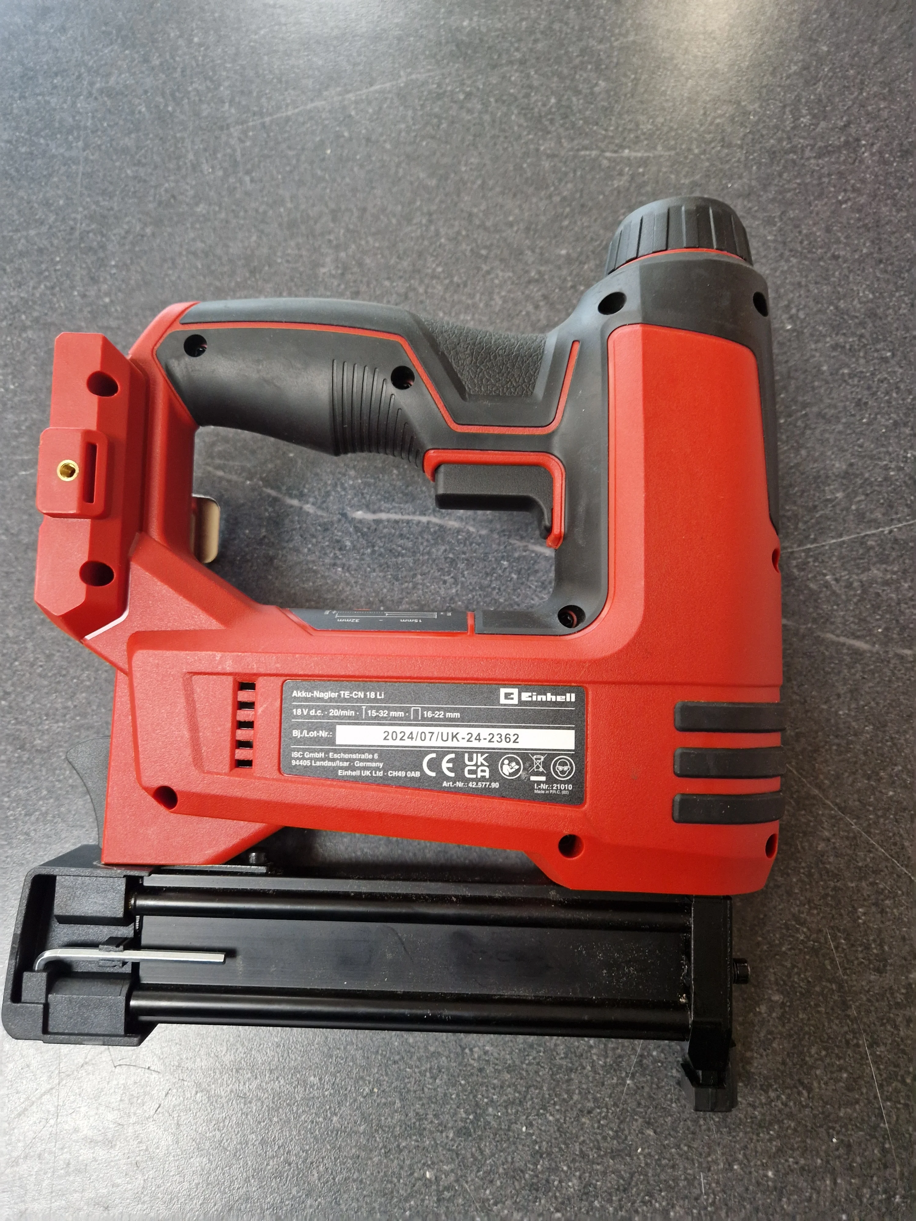 Einhell TE-CN 18 Li- Solo Power X-Change Nailer - Image 4