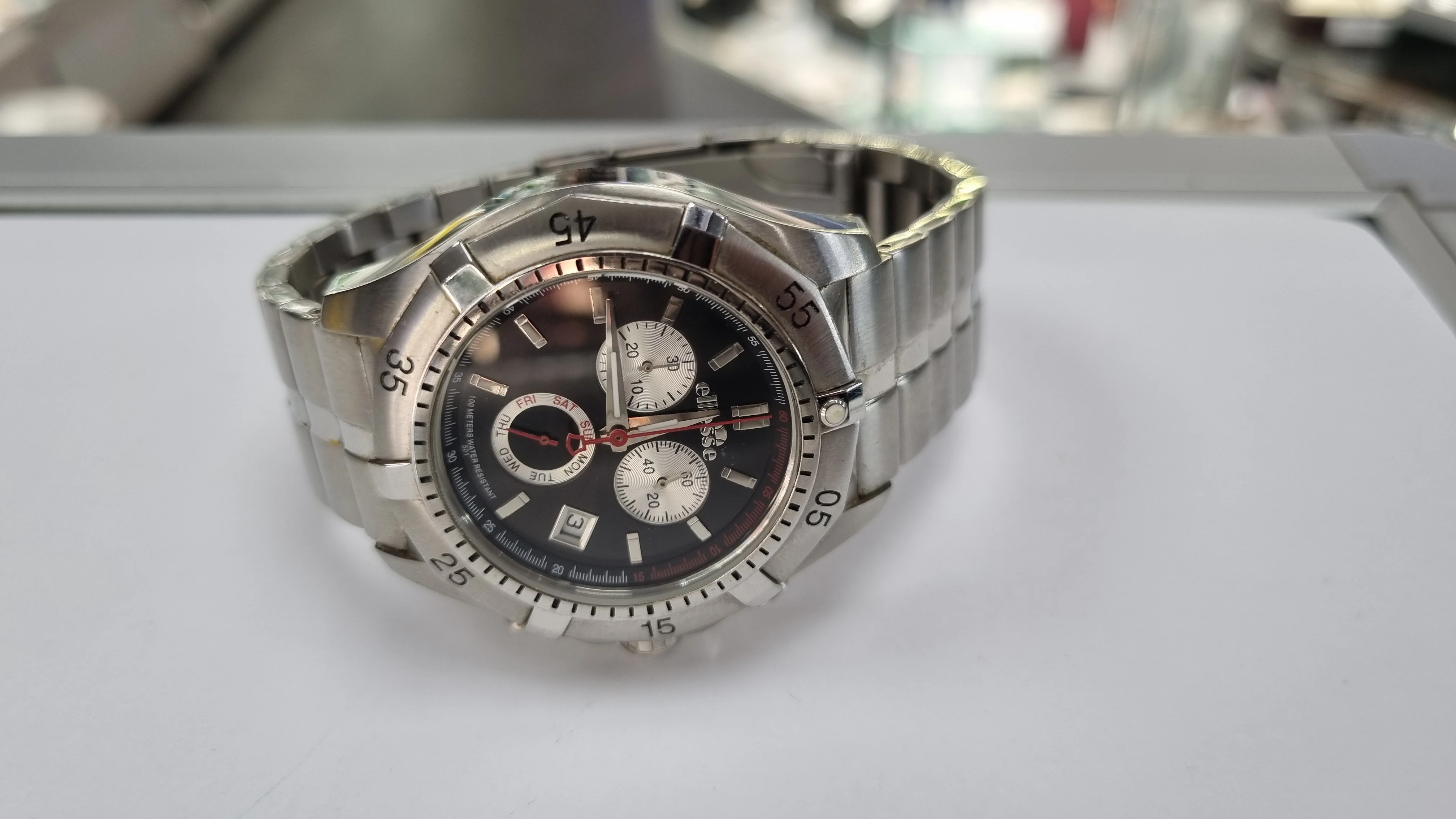 elesse mens watch stainless steel - Image 3