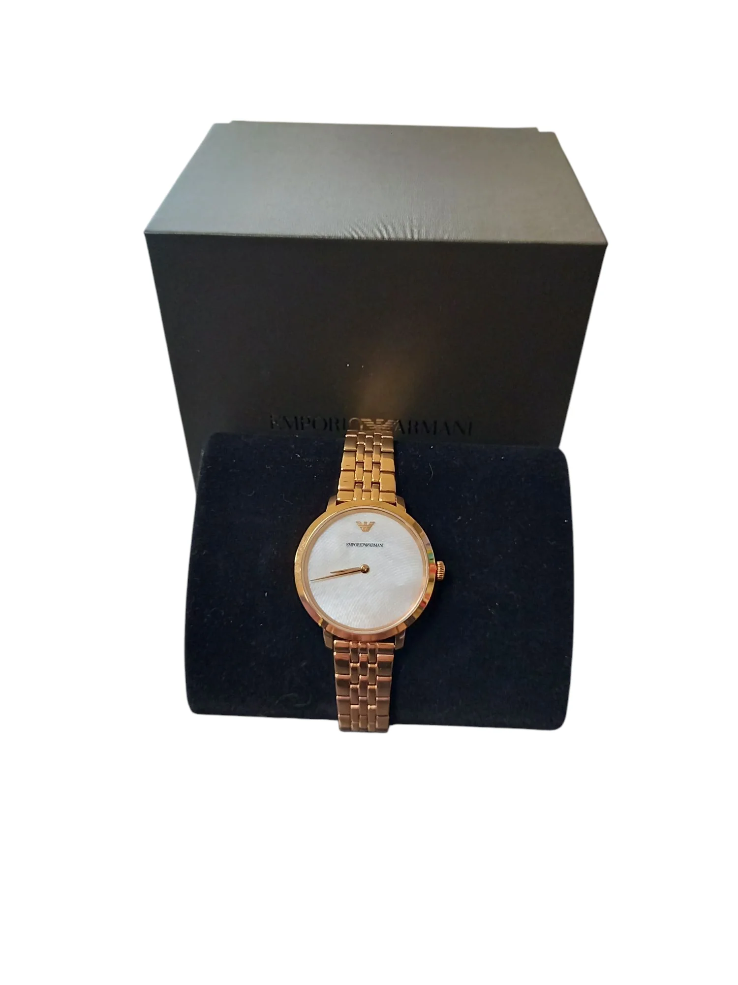 Emporio Armani AR11158 Ladies Rose Gold Watch - Image 2