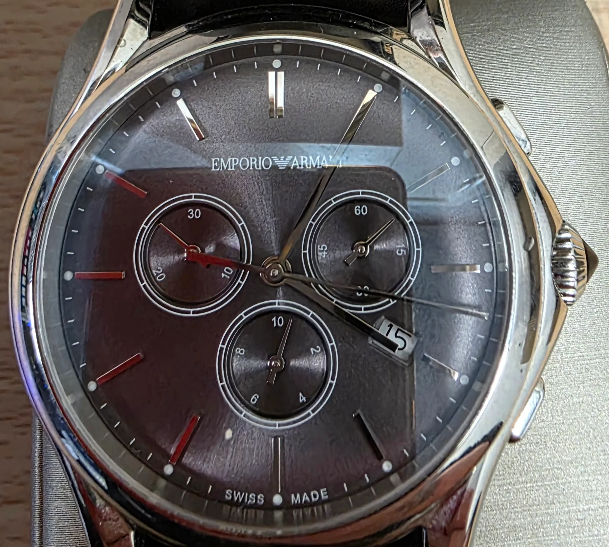 Emporio Armani Swiss Men's Watch ARS4000 - Image 3