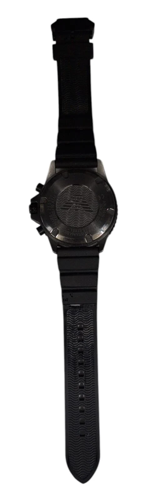Emporio Armani Watch for Men, Quartz Chronograph Movement and 43mm Case Size with Silicone Strap - Image 3