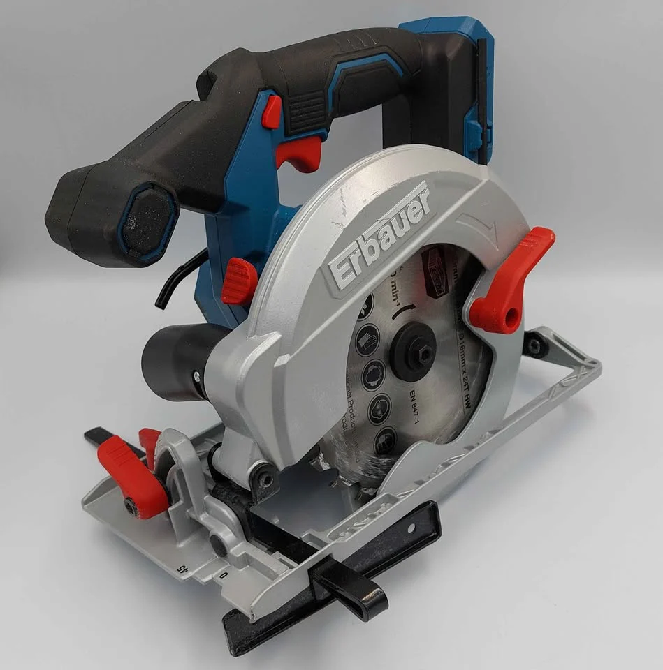 Erbauer ERI1085CSW 165mm 18V 1x5.0Ah Li-ION Ext Brushless Cordless Circular Saw - Image 2