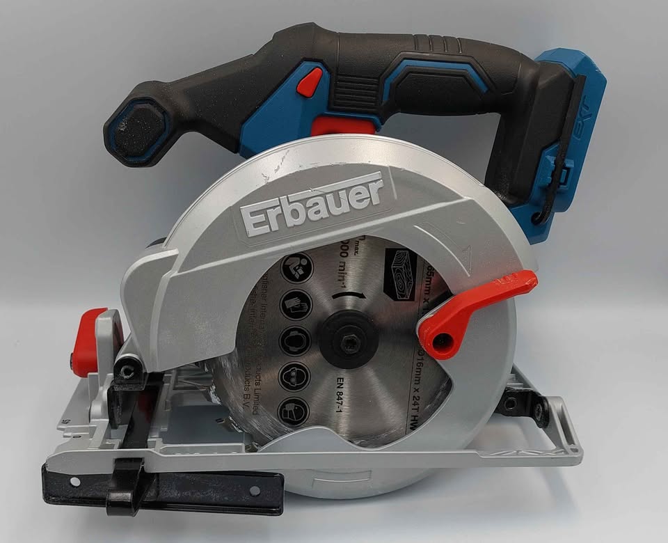 Erbauer ERI1085CSW 165mm 18V 1x5.0Ah Li-ION Ext Brushless Cordless Circular Saw - Image 3
