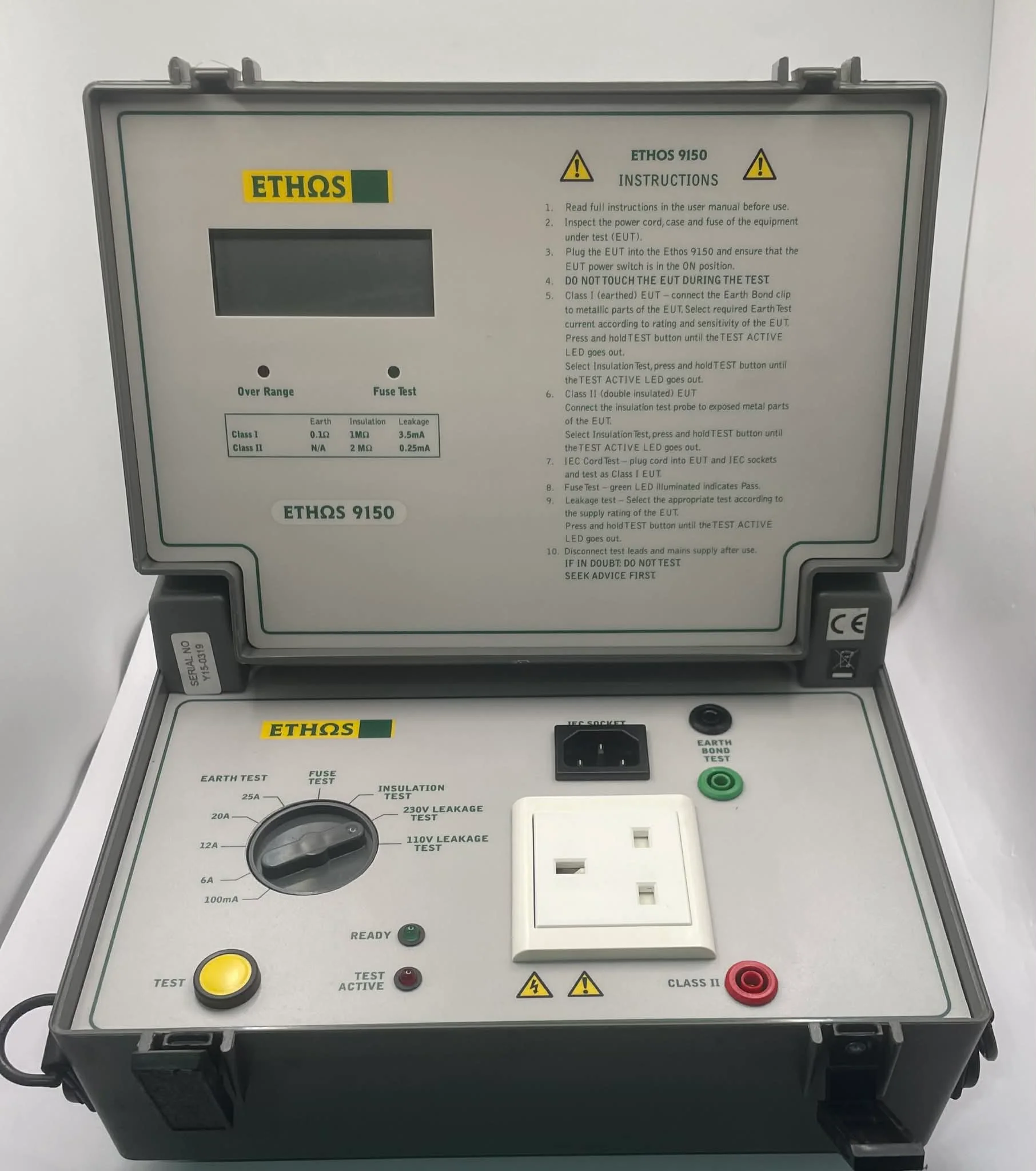 Ethos 9150 Portable Appliance Tester