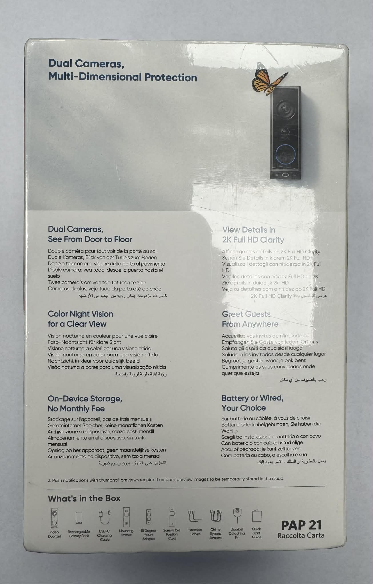Eufy 2K Video Doorbell E340 - Image 3