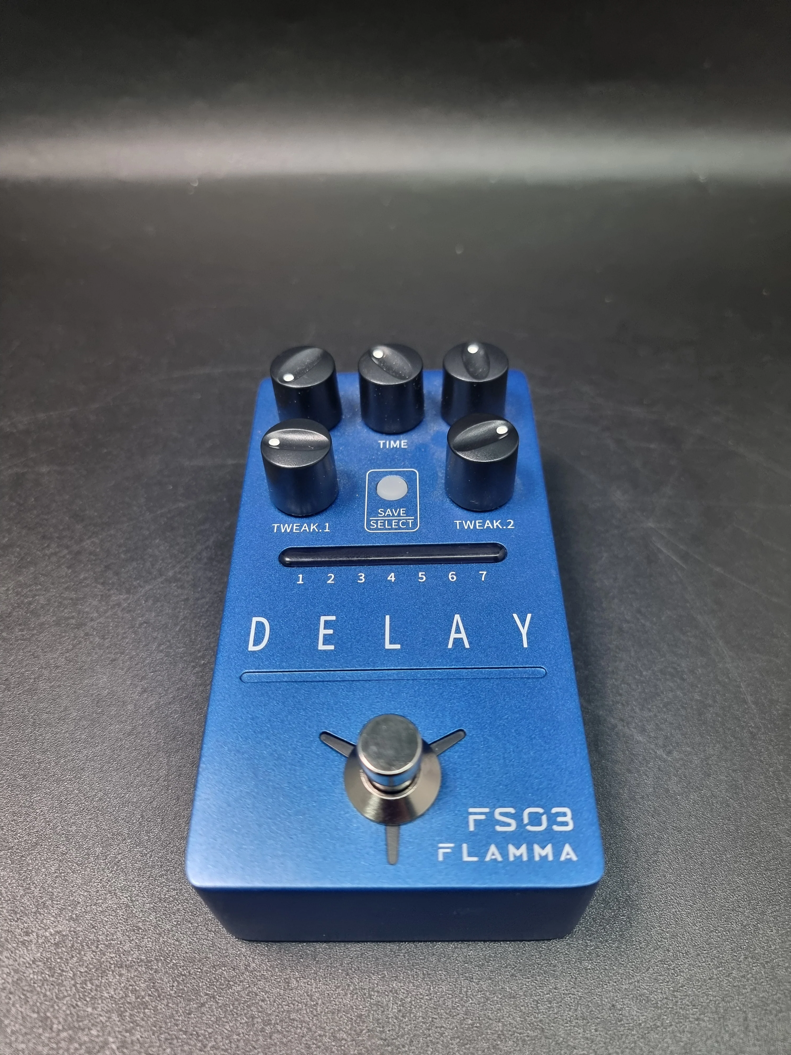 Flamma FS03 Delay effects pedal Blue unboxed - Image 4
