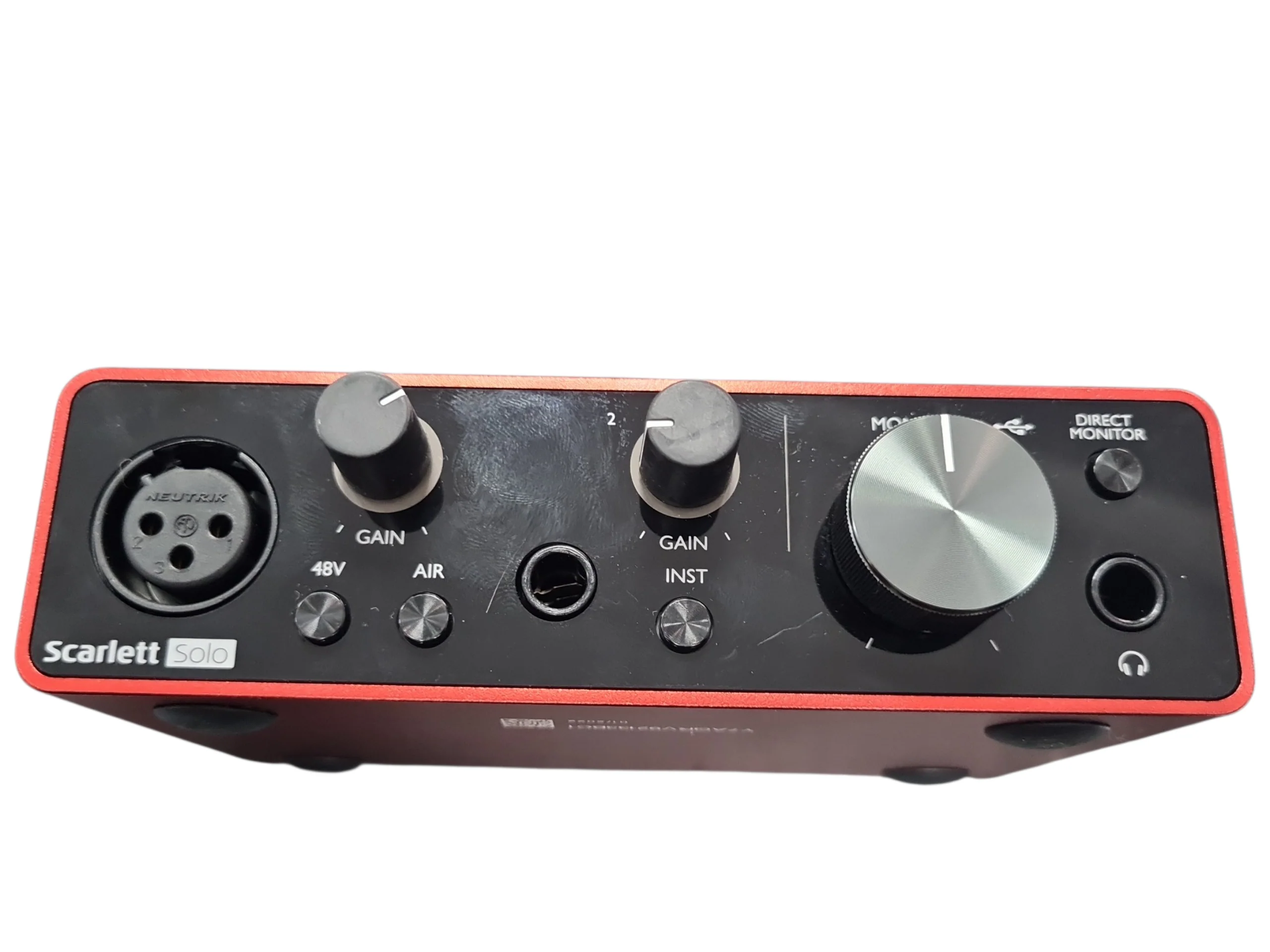 Focusrite Scarlett Solo 2nd Gen Audio Interface (USB) Unboxed With No Leads - Image 2