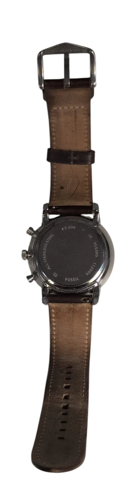 Fossil Watch ST4209 Brown Leather Strap - Image 3