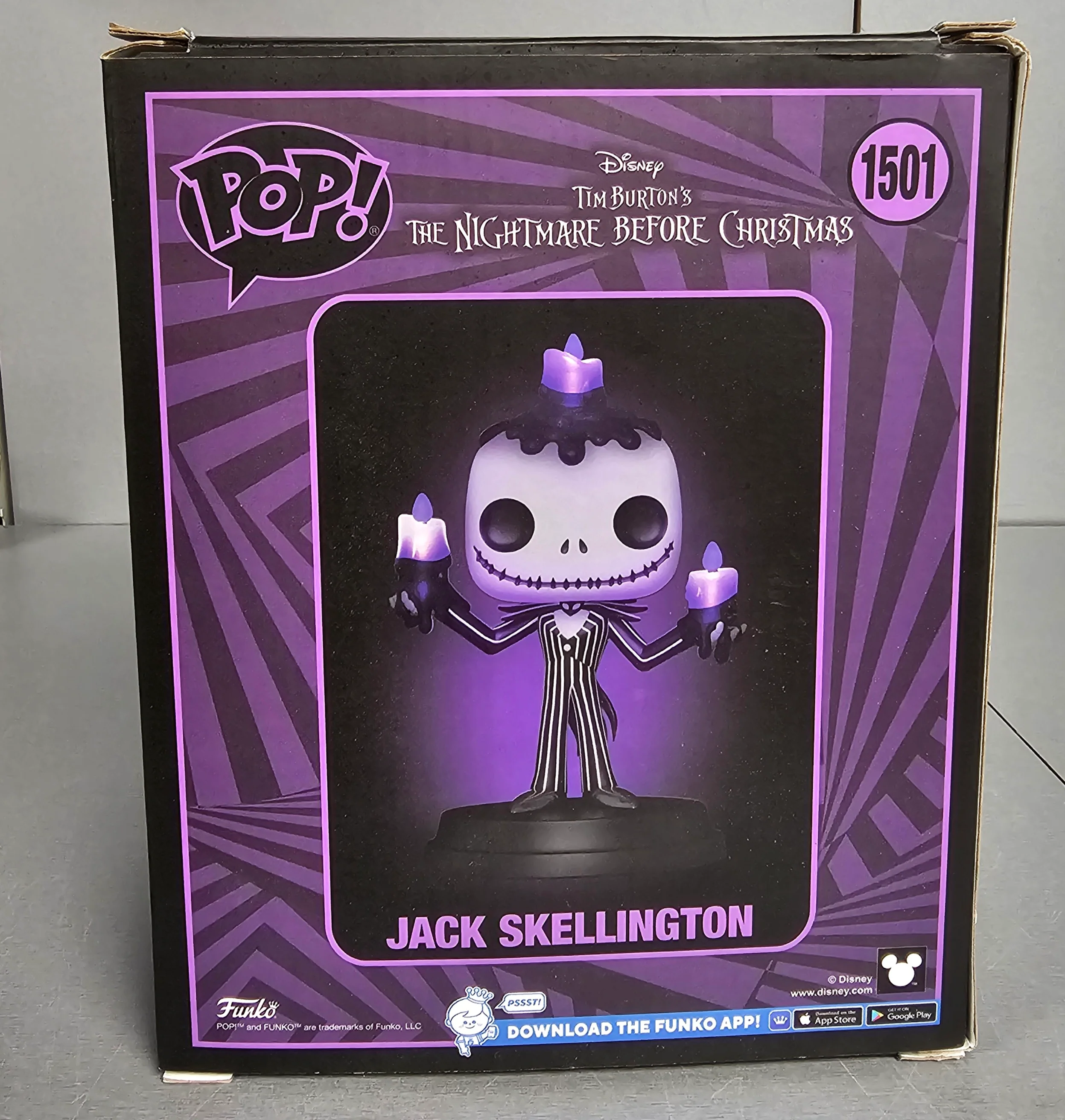 Funko POP! Disney Nightmare Before Christmas N° 1501 – Jack Skellington Lights Up **Collection Only** - Image 4