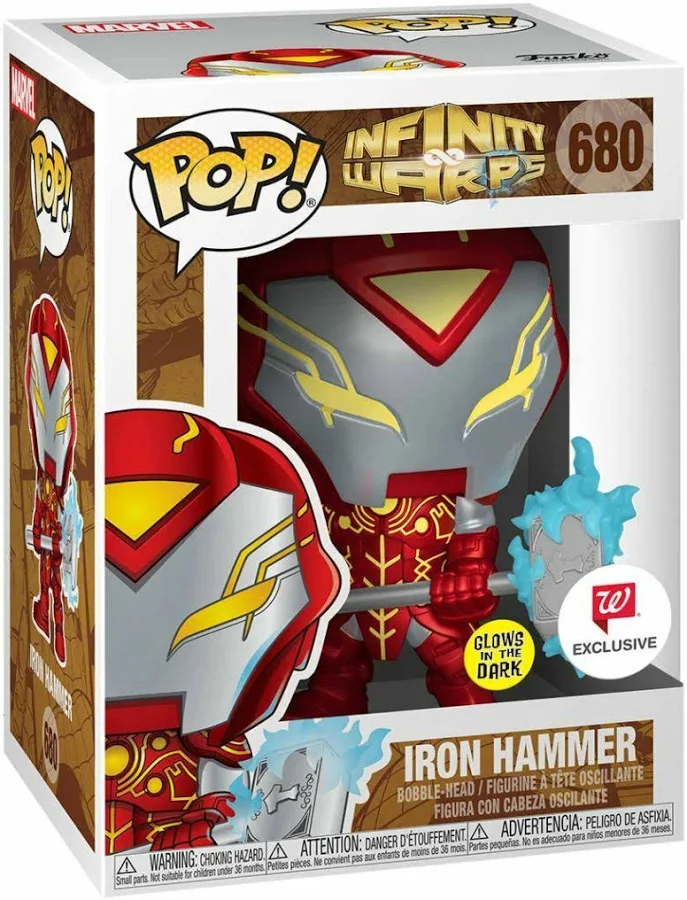 Funko Pop Marvel Infinity Warps Iron Hammer Glow - Image 2