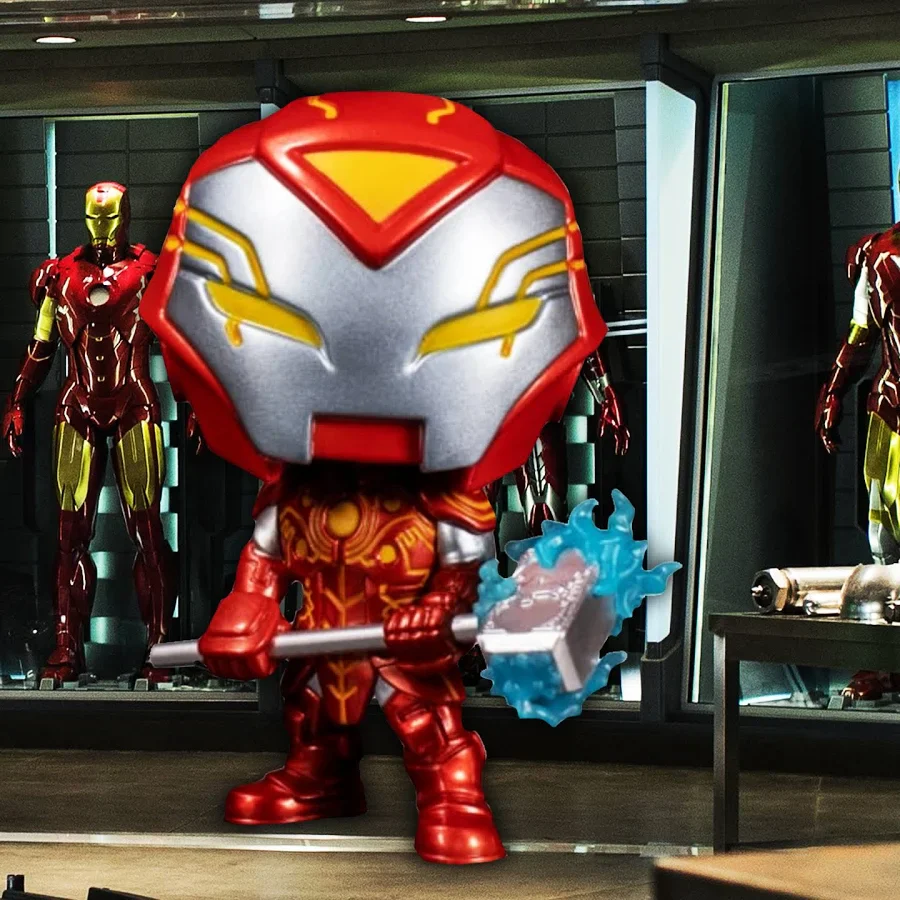Funko Pop Marvel Infinity Warps Iron Hammer Glow - Image 5