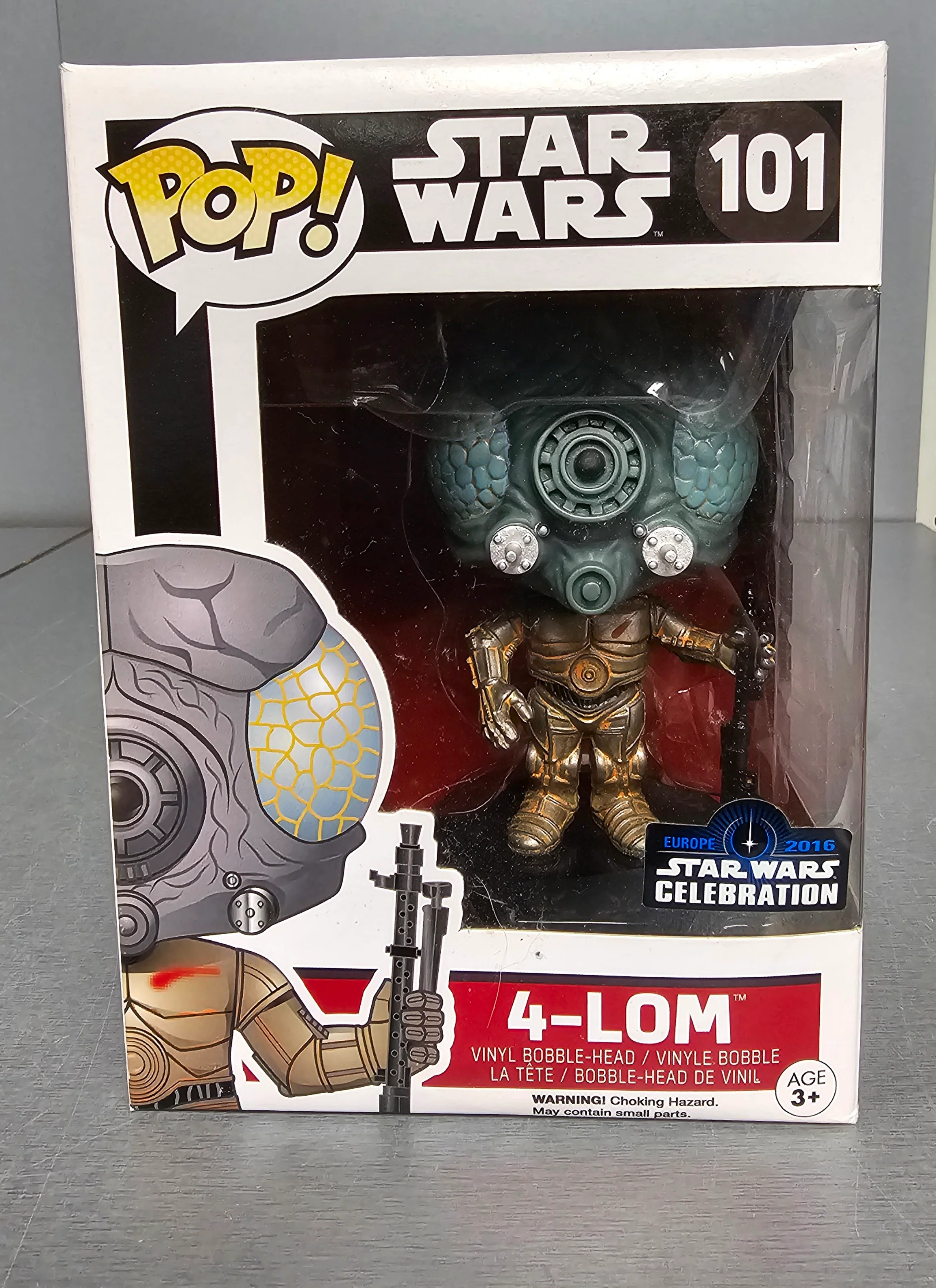 Funko Pop! Star Wars #101 4-LOM **Collection Only** - Image 2
